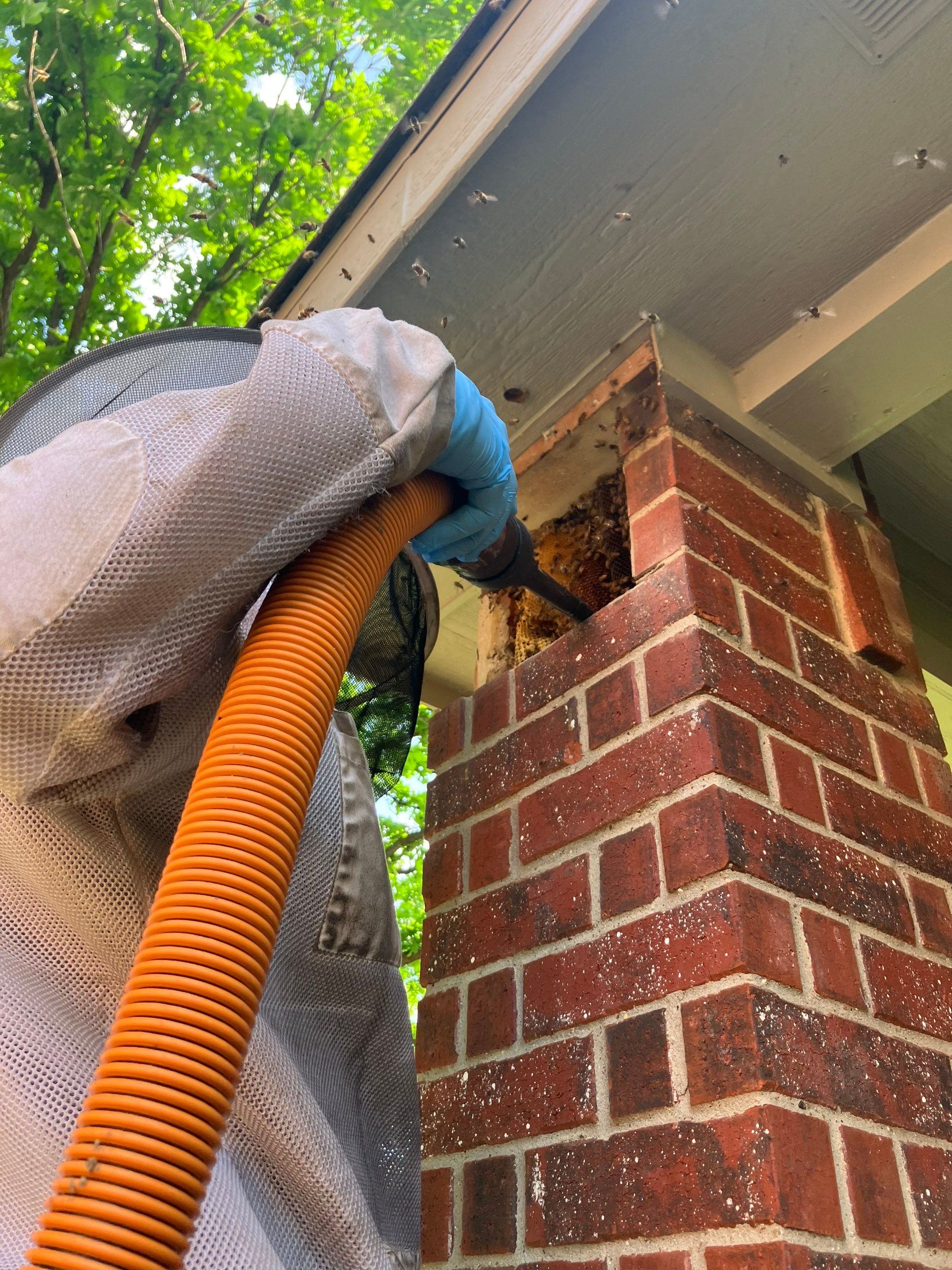 Brick Column by Rockwall Honey Bee Company