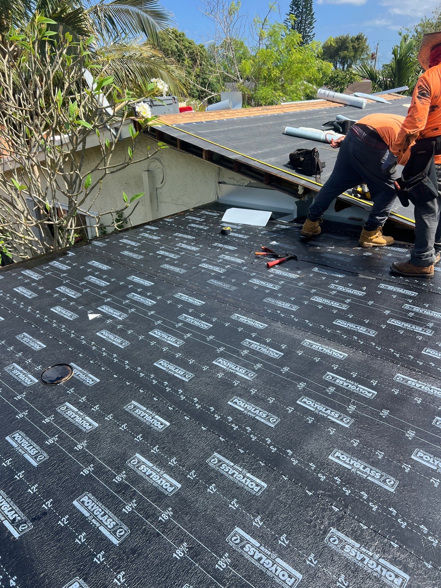 Beautiful Blue Shingle Re-Roof in Hollywood! by First Due Roofing