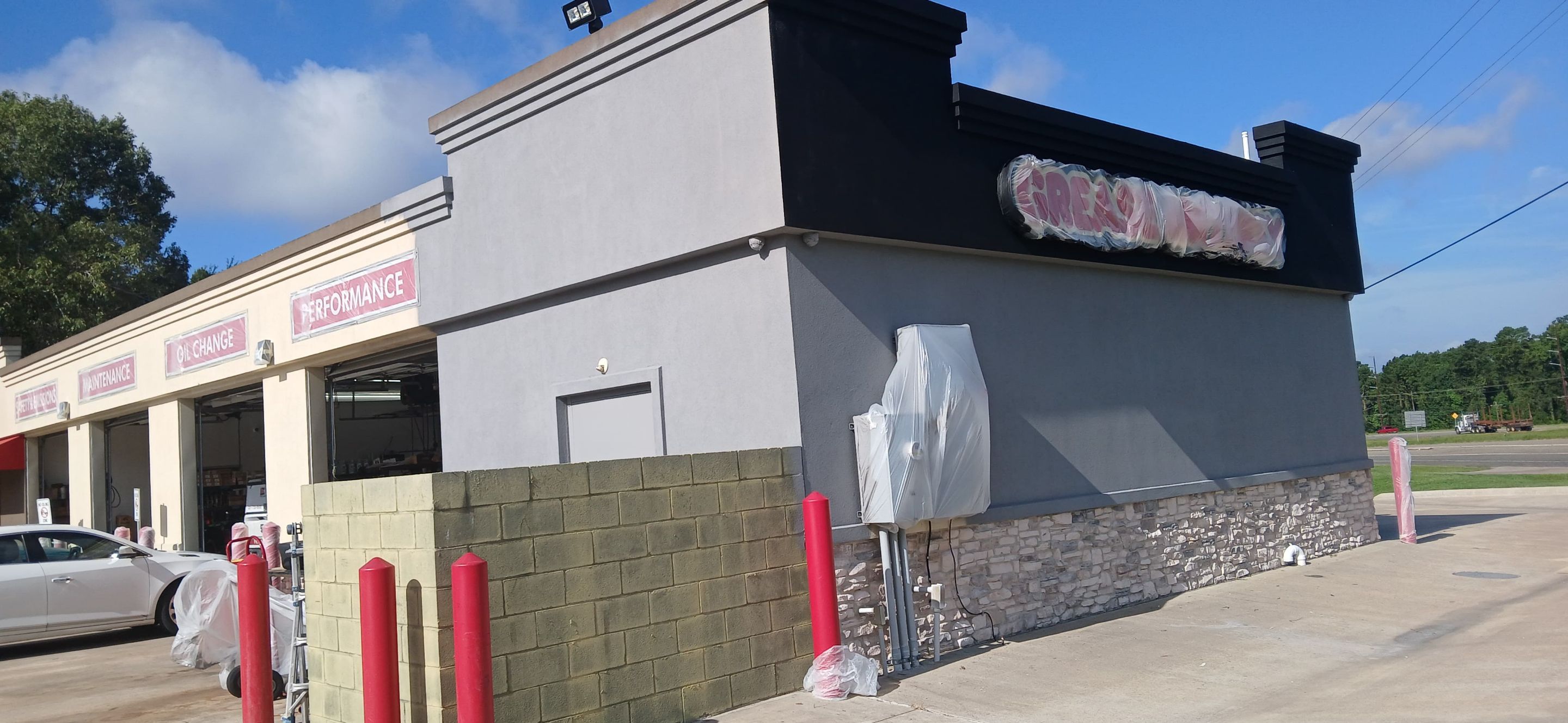 Commercial Exterior - Grease Monkey Oil Change by Fresh Coat Painters of Cypress