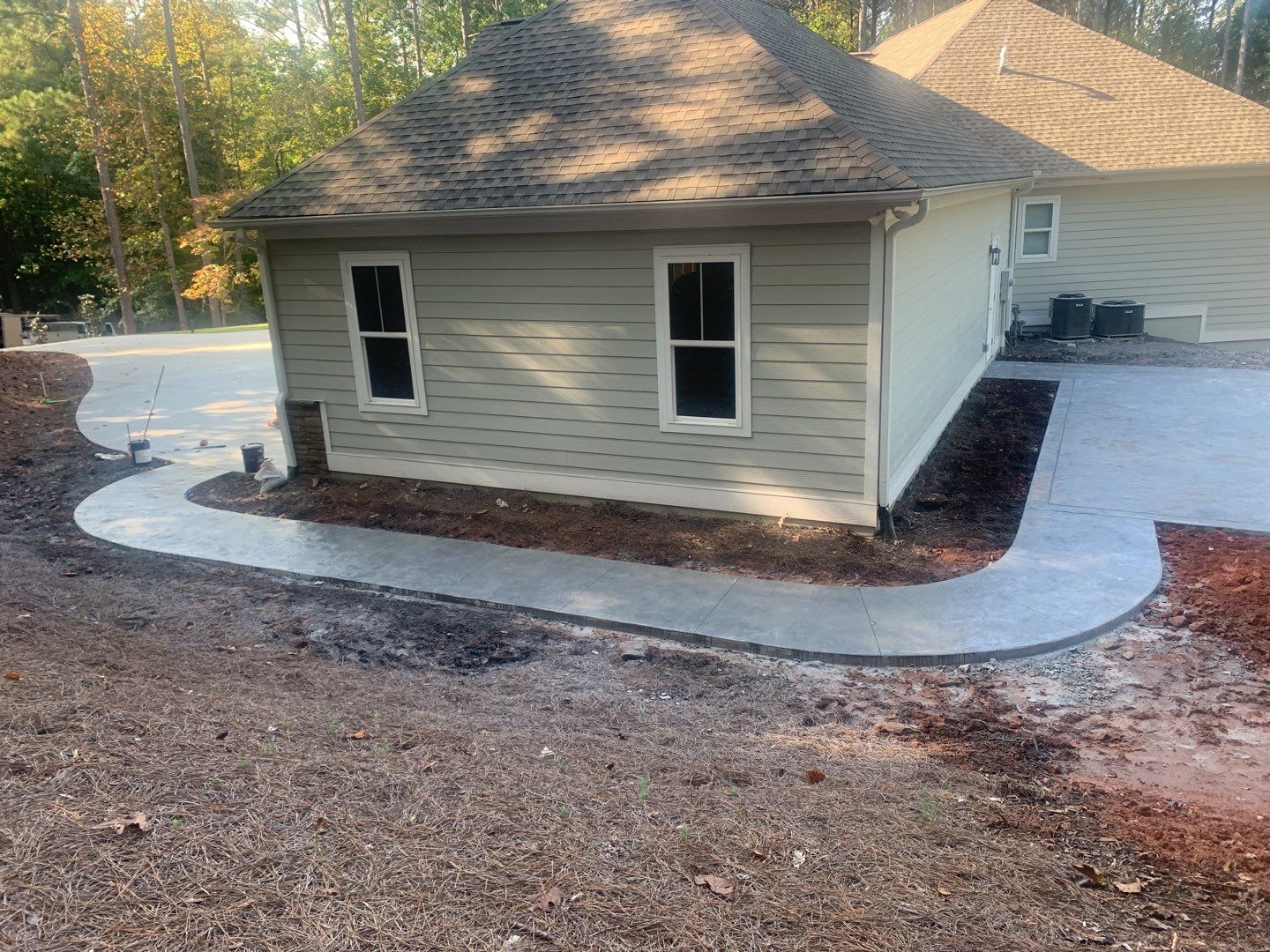 Stamped Concrete Patio by Xtreme Concrete Services