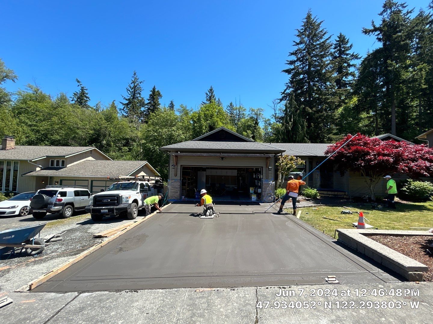 James | Concrete Driveway, Walkway & Stairs/Porch and & Planting by Jireh Asphalt & Concrete Inc 
