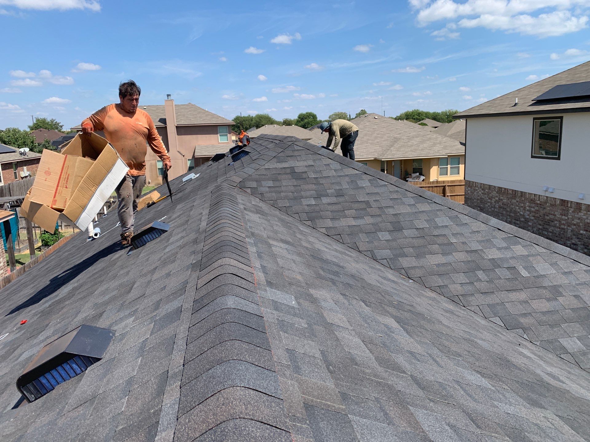 Complete Residential Roof Replacement and Decking Repair in Killeen by Caliber Restoration LLC