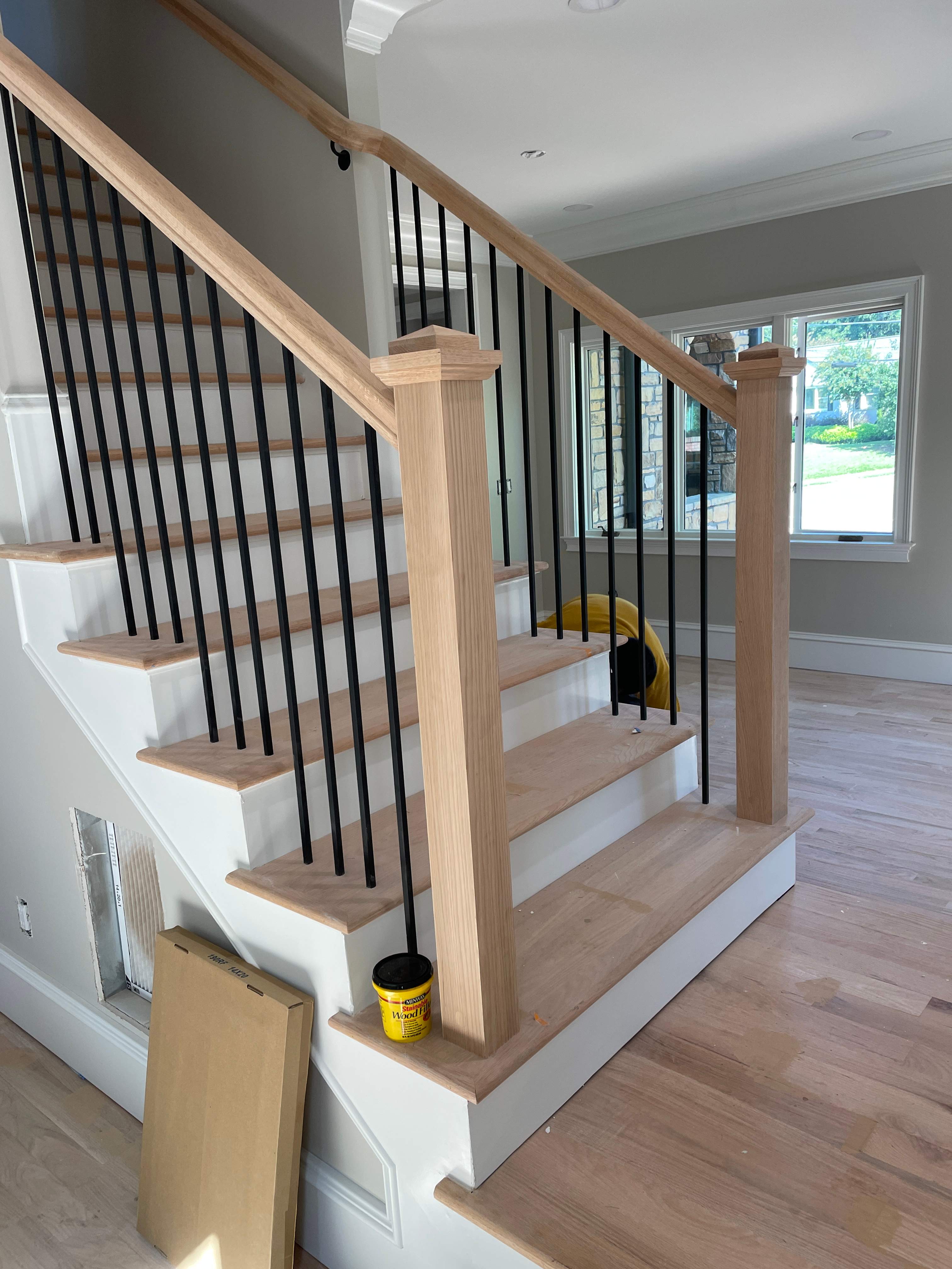 Flooring Installation using Red Oak by Footprints Floors of East Atlanta