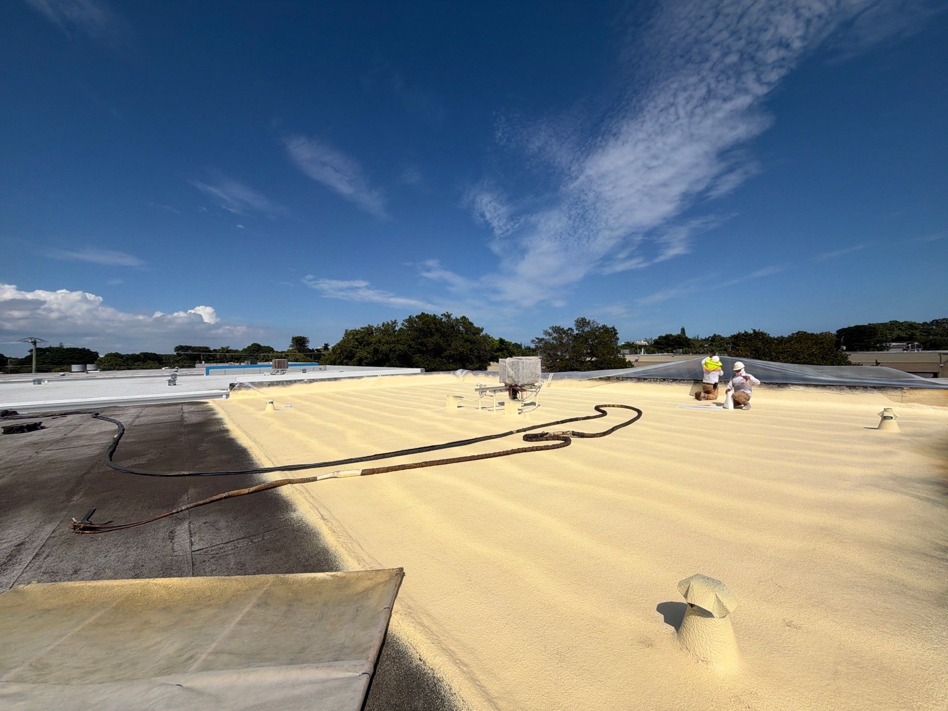 Commercial Roof Restoration and Spray Foam Insulation in Fort Lauderdale by Roof King LLC