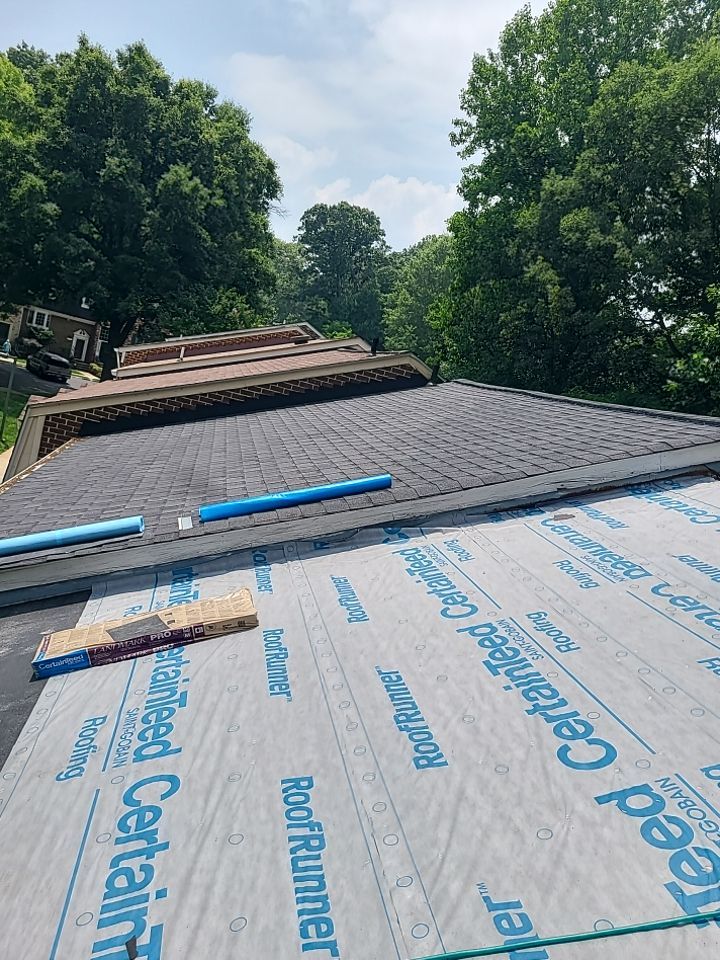 Reston: CertainTeed Landmark Pro Architectural Shingles in Max Def Moire Black by RM Banning, Inc.