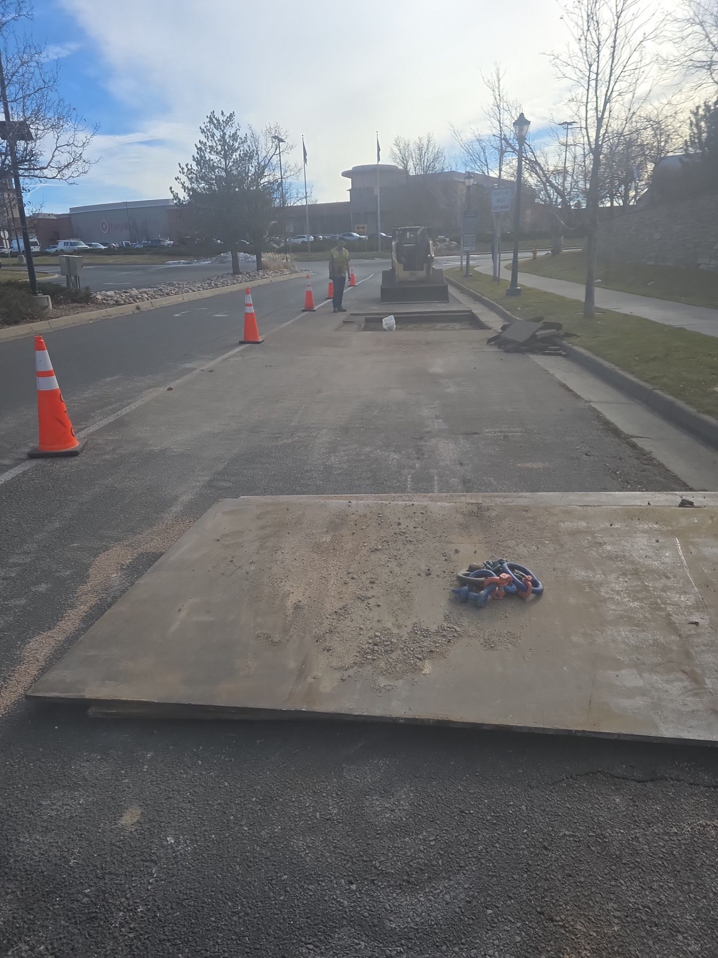 Asphalt Patching for underground project Colorado Mills by DMH Site Services