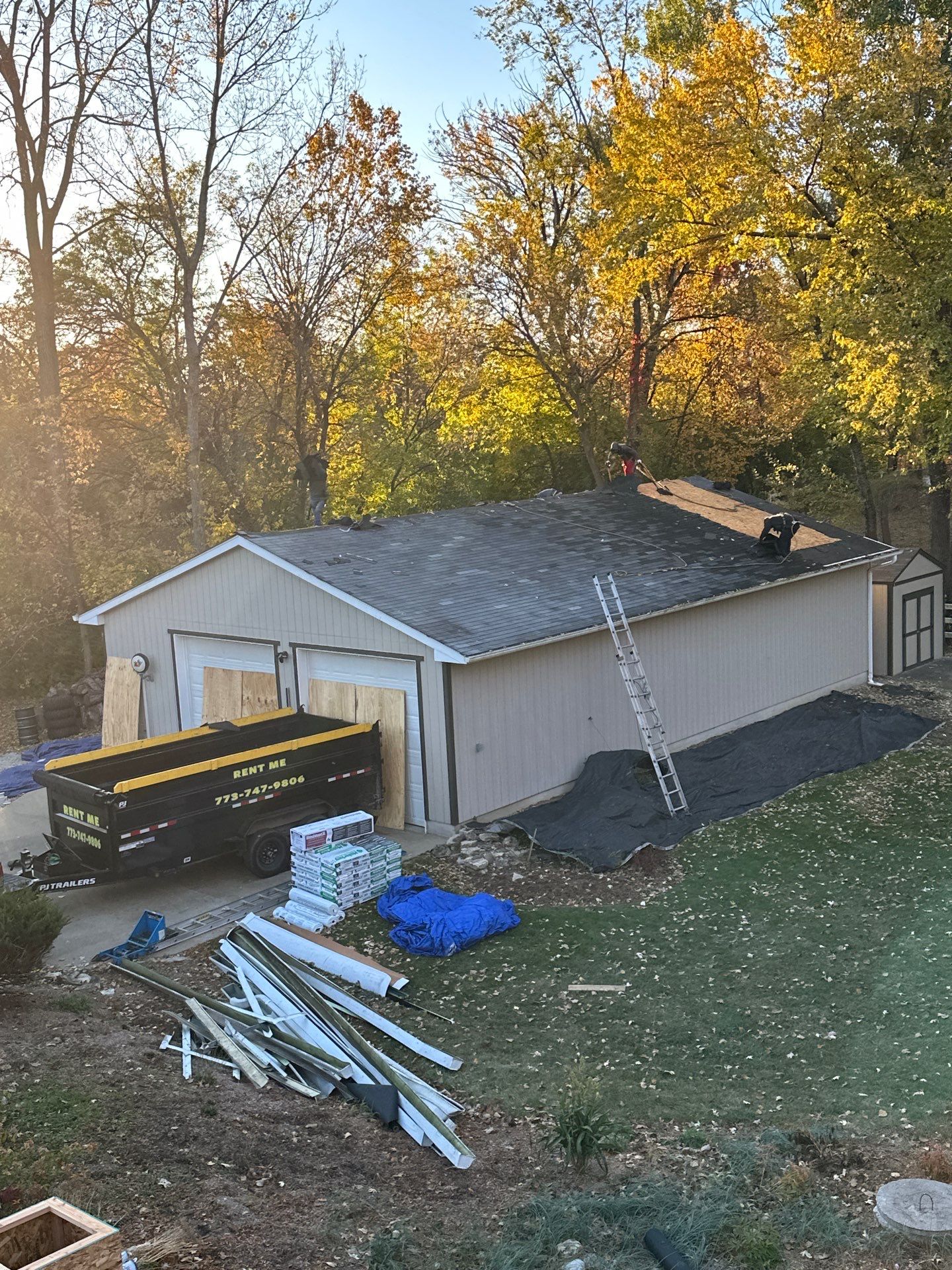Residential Roofing Installation using Malarkey Roofing by Perfect Exteriors Inc. 