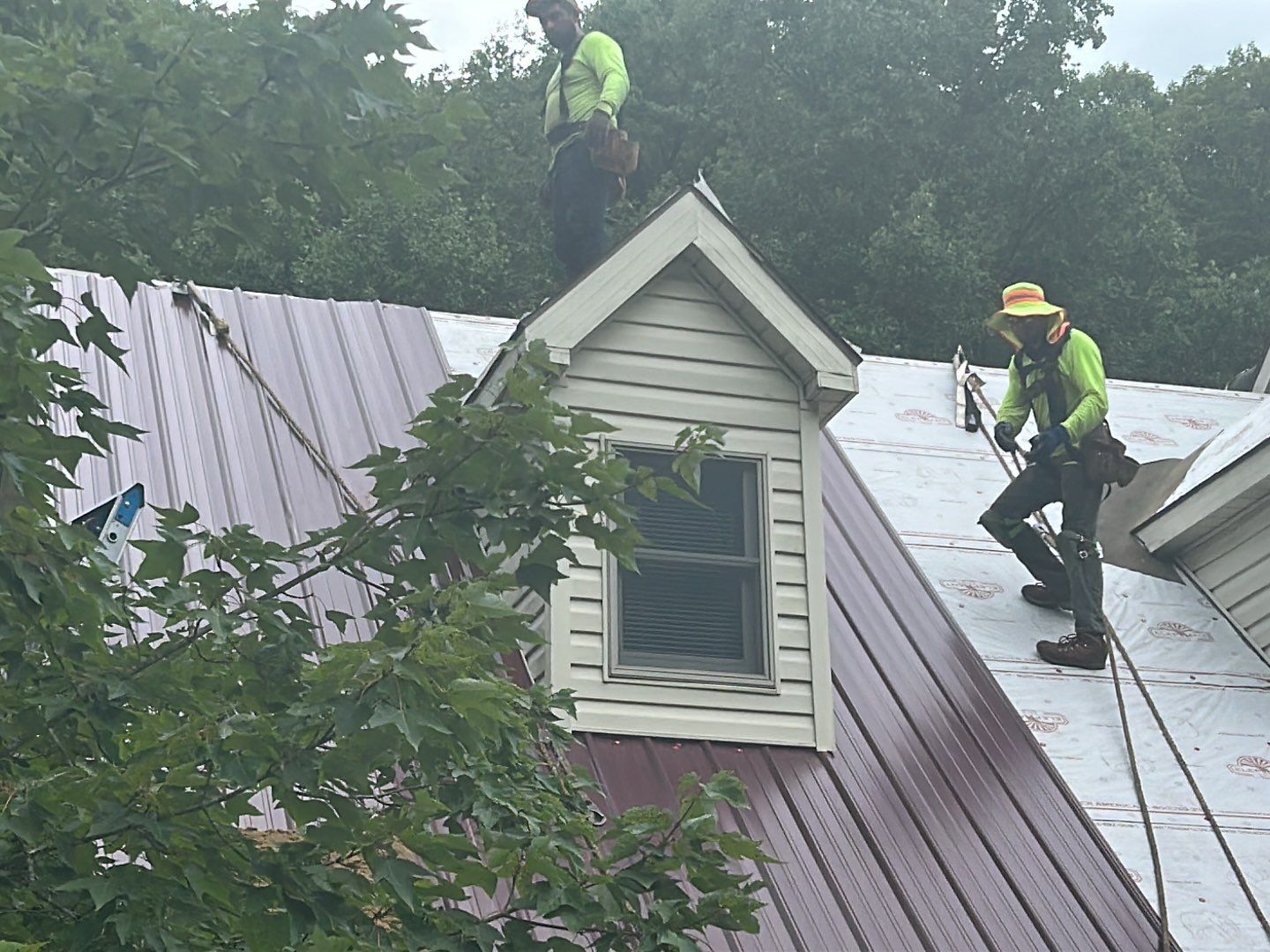 Residential Roofing Installation using Metal by Mr. Roofer