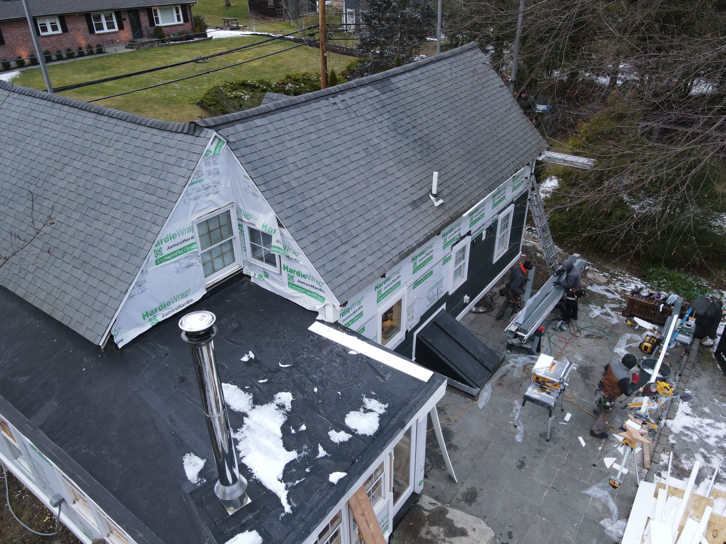 Siding Installation using James Hardie by UBrothers Construction