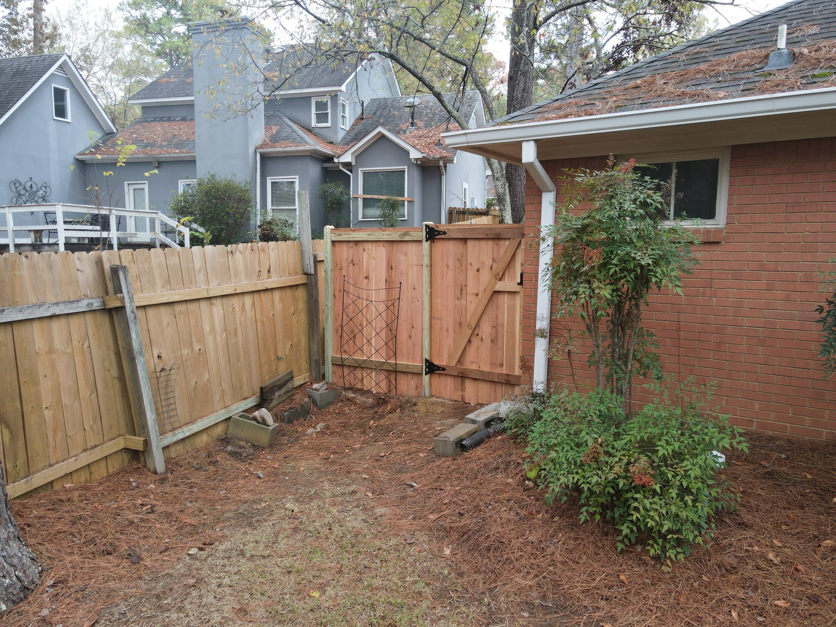 6ft Cedar Good Neighbor Fence by Roberson Construction LLC