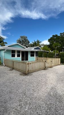 Anna Maria Island, FL 4ft. Tall Spaced Picket Wood Fence