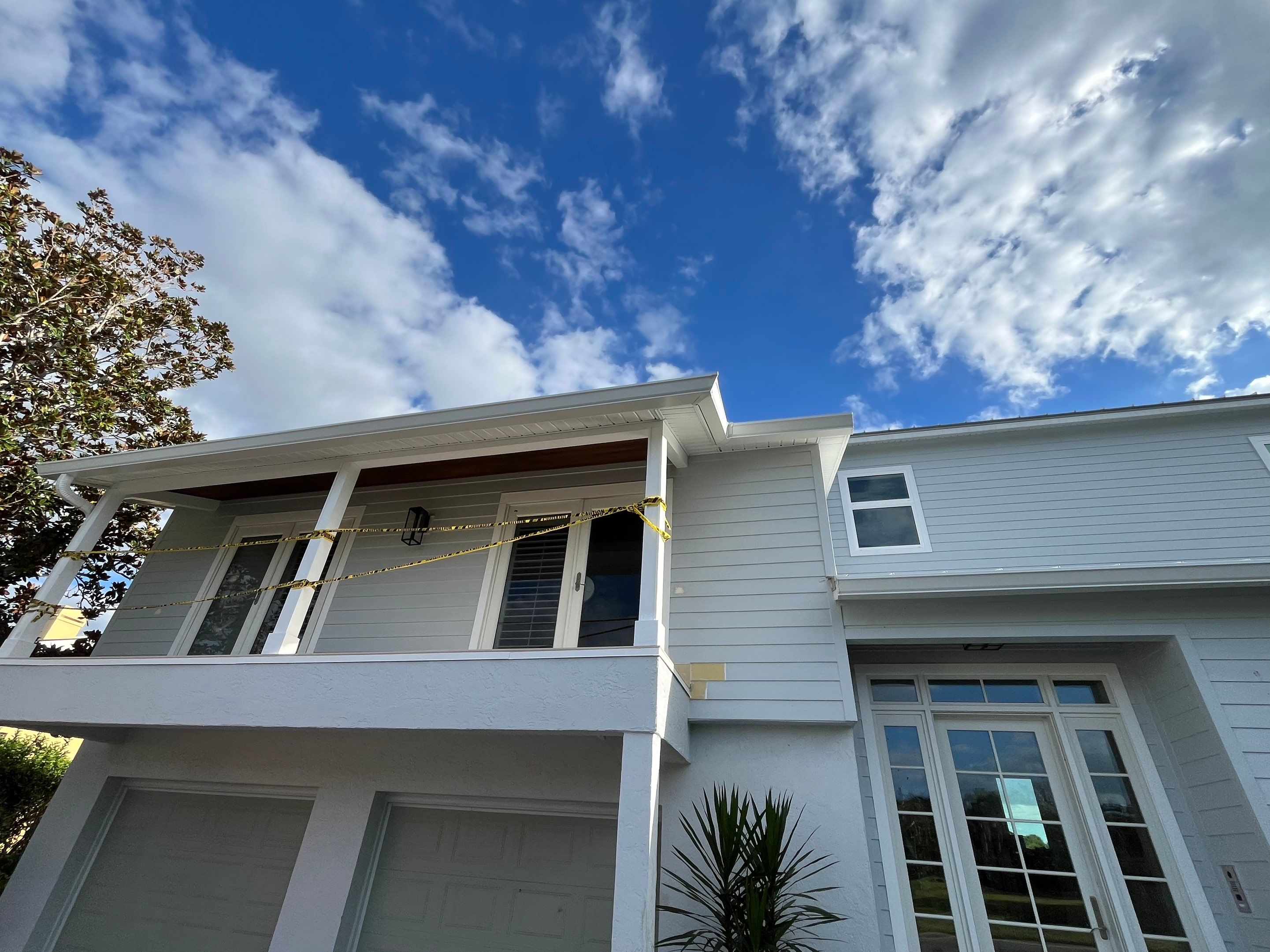 7-Inch K-Style Seamless White Gutters in Osprey FL by Gutter Professors
