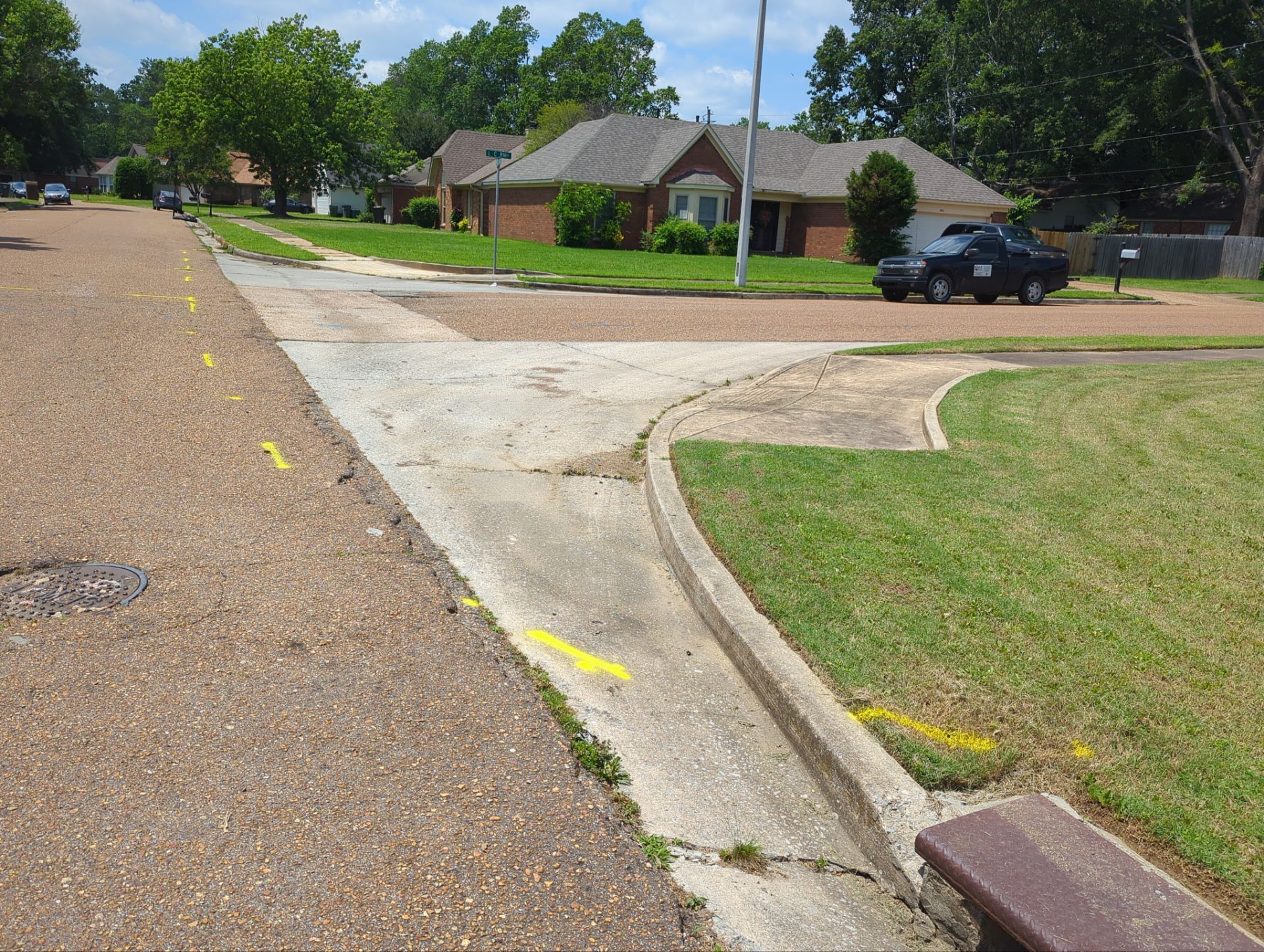 Utility R.O.W Locate for Survey and Design project by Alsip Locating Service, LLC