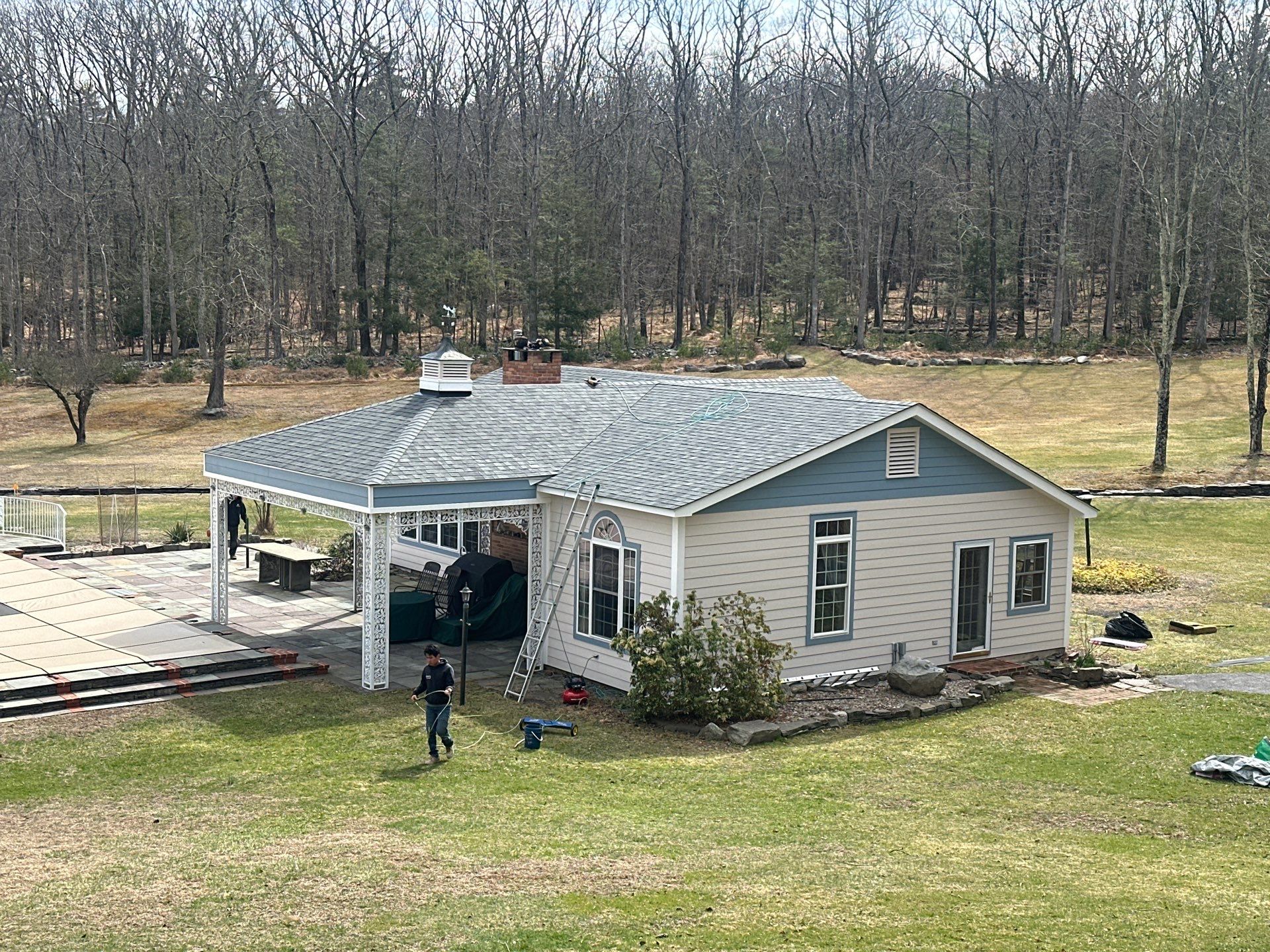 New roof in Kingston- Woodstock NY  by roberts roofing