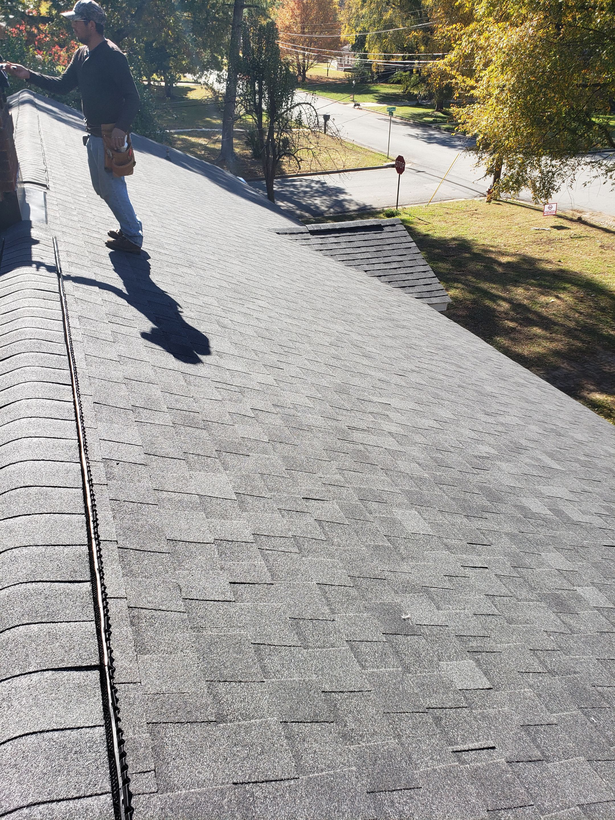 Residential Roofing Installation using Atlas Pinnacle Pristine- Black by Just In Time Roofing and Restoration
