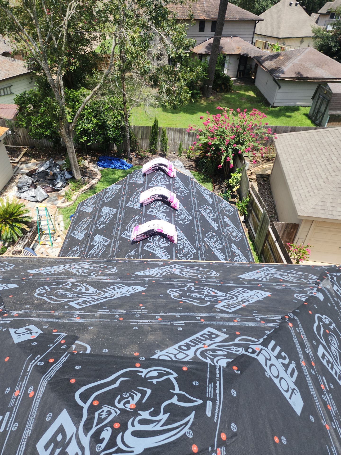 Residential Roofing Installation using Owen's Corning Duration (Lifetime) Shingles by Roof Repair Company