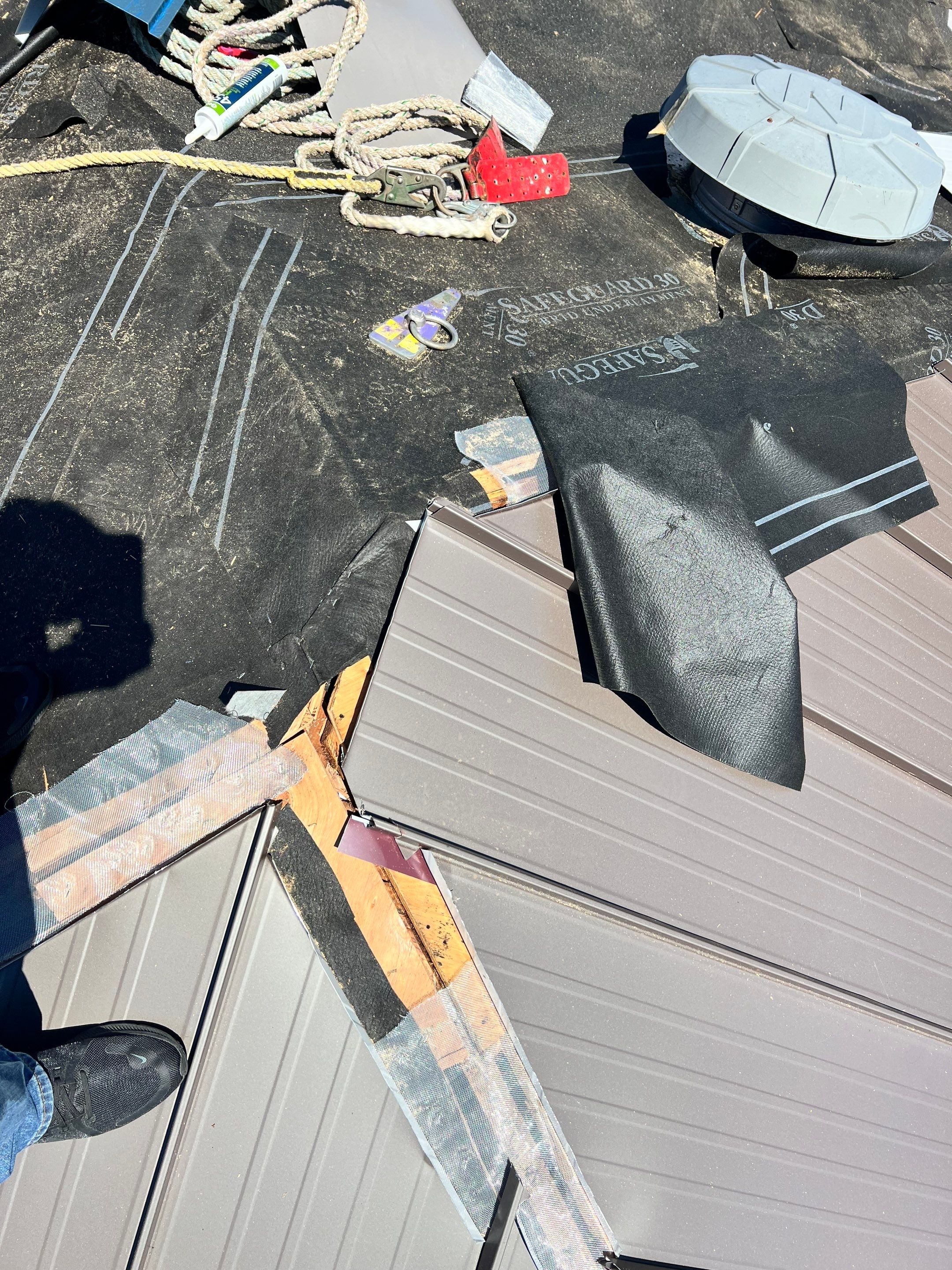 Taylor Metal Roof System Color: Vintage  by Orezona Building & Roofing Company, Inc.