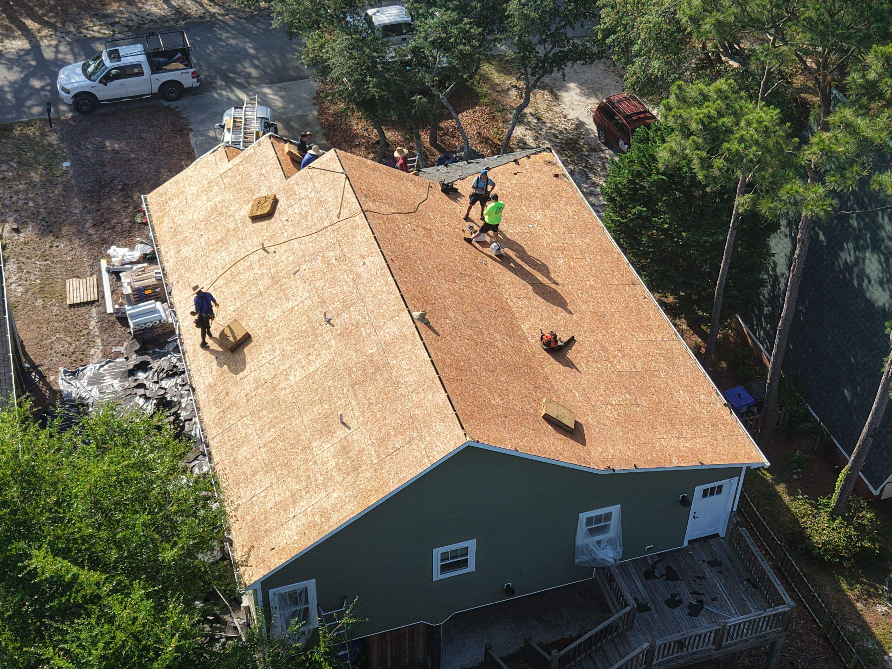 Fortified Roof Replacement in Oak Island NC with CertainTeed Landmark Pro Weathered Wood by RGR Construction and Roofing, LLC