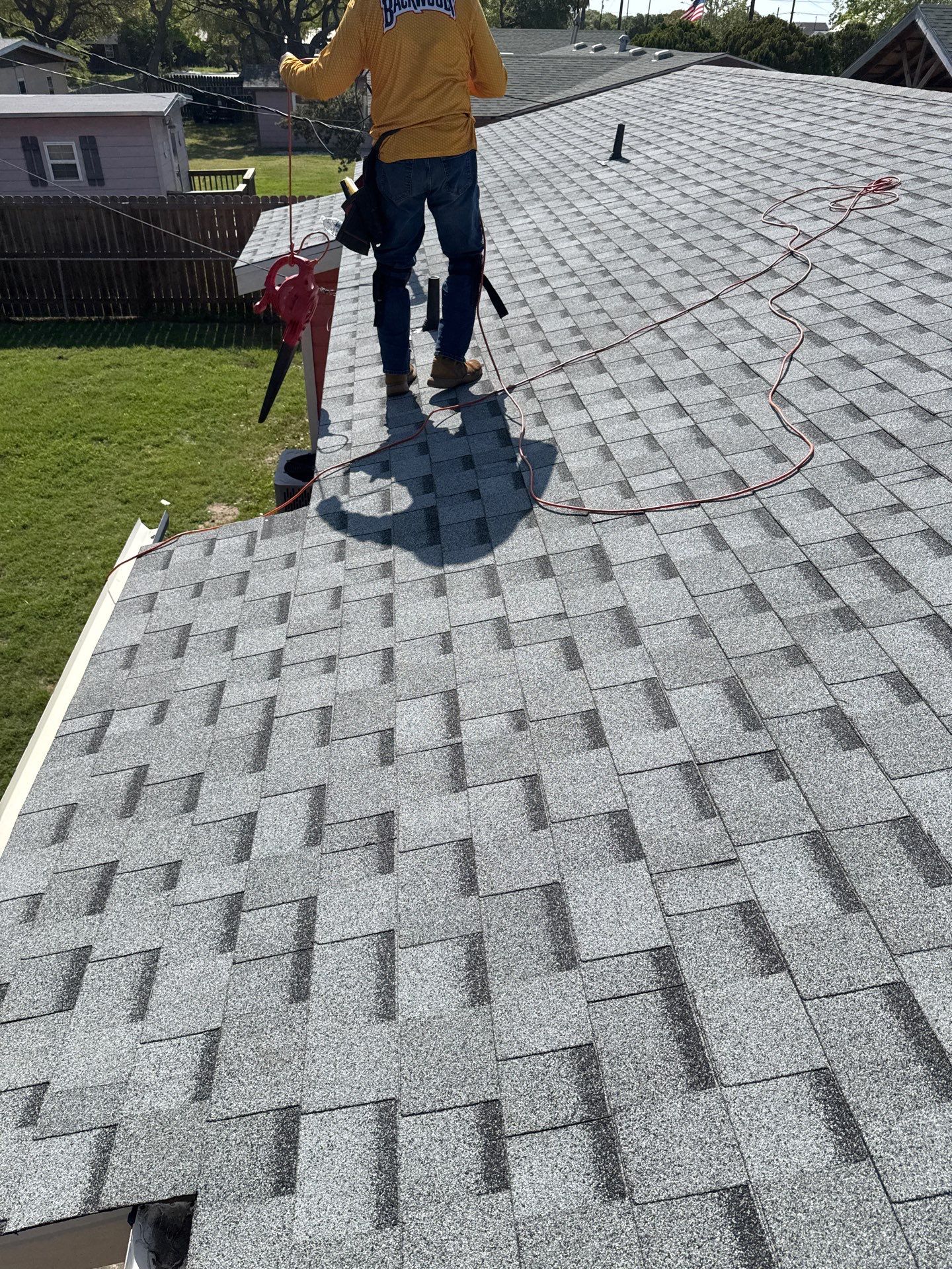 Perfectly Pink in Rockport Texas by Bayfront Roofing and Construction