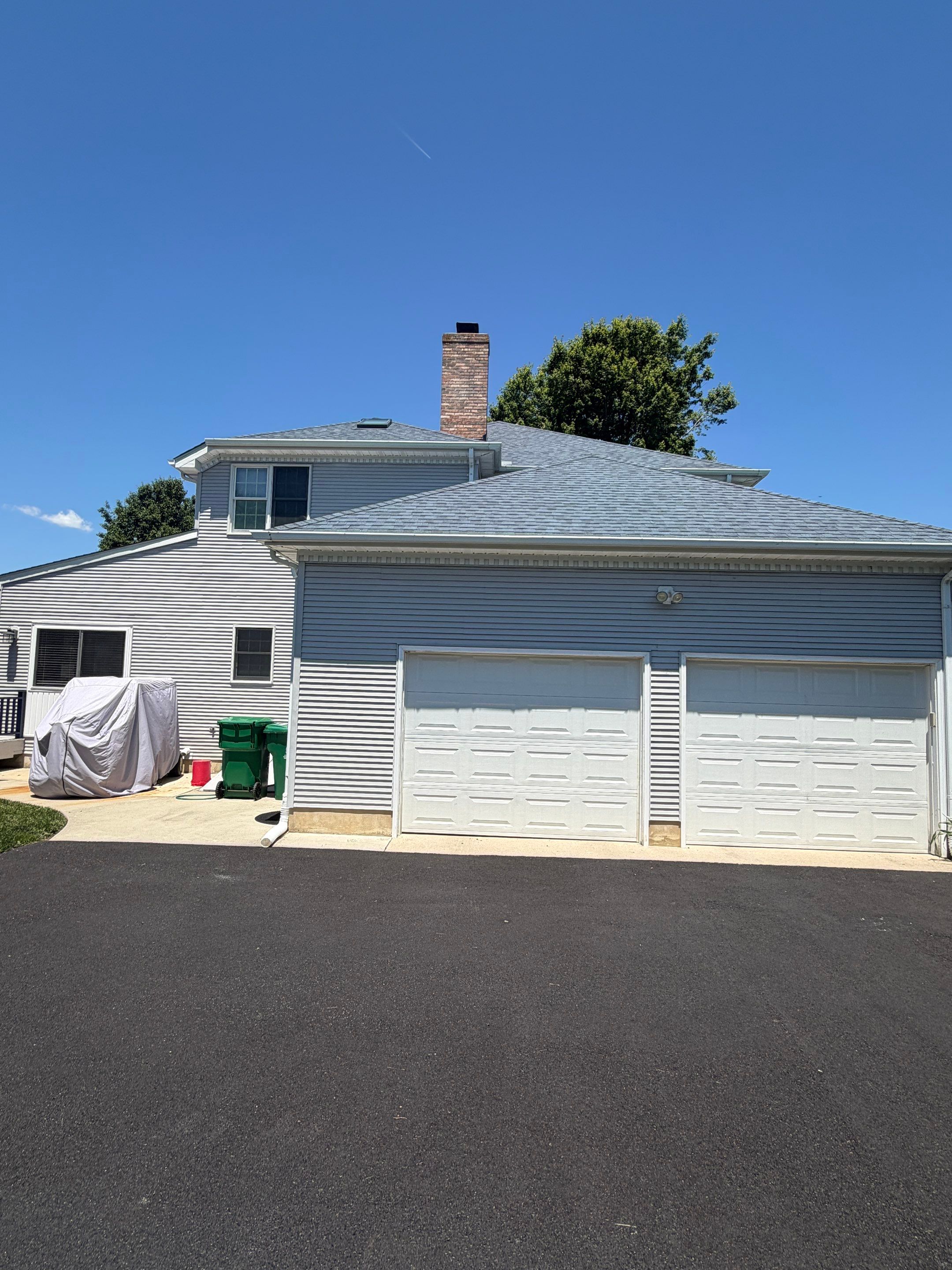 Full Roof Replacement and Skylight Installation in Camden Wyoming by First Chesapeake Roofing