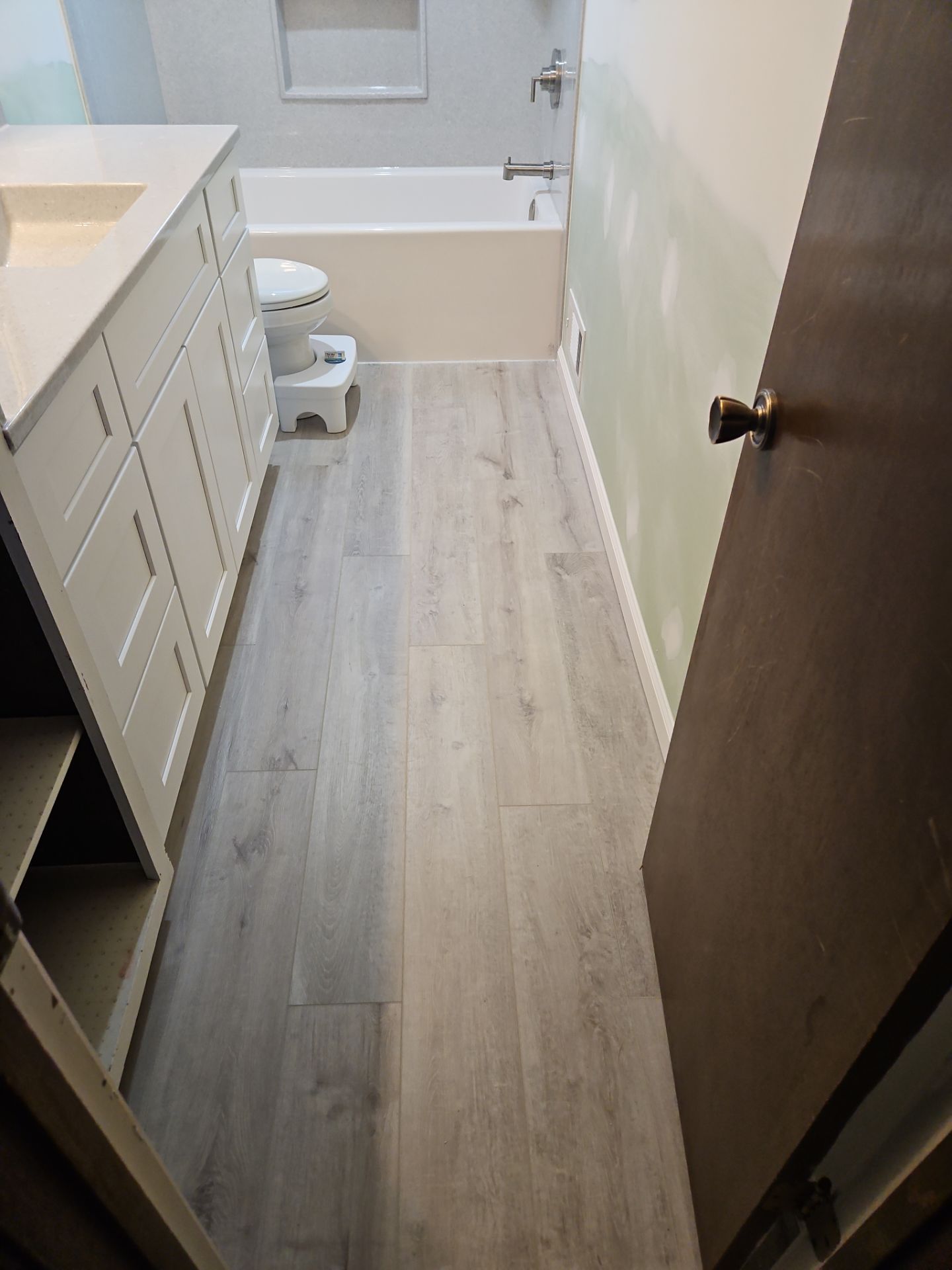 Bathroom Remodel using Onyx by The Shower Company