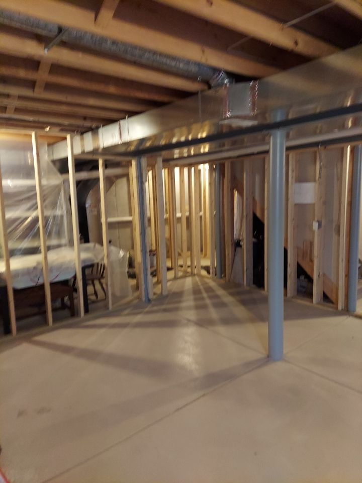 Basement Remodel by Ivy Lea Construction