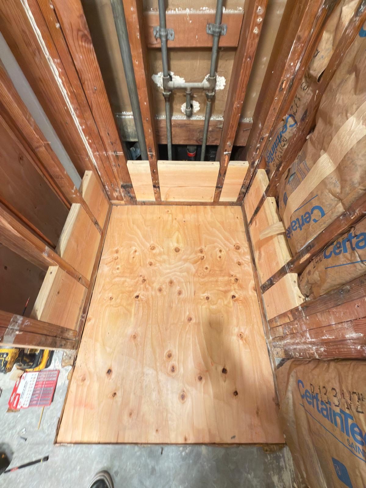 Shower Demolition and Full Rebuild by Anza Builders, Inc. 
