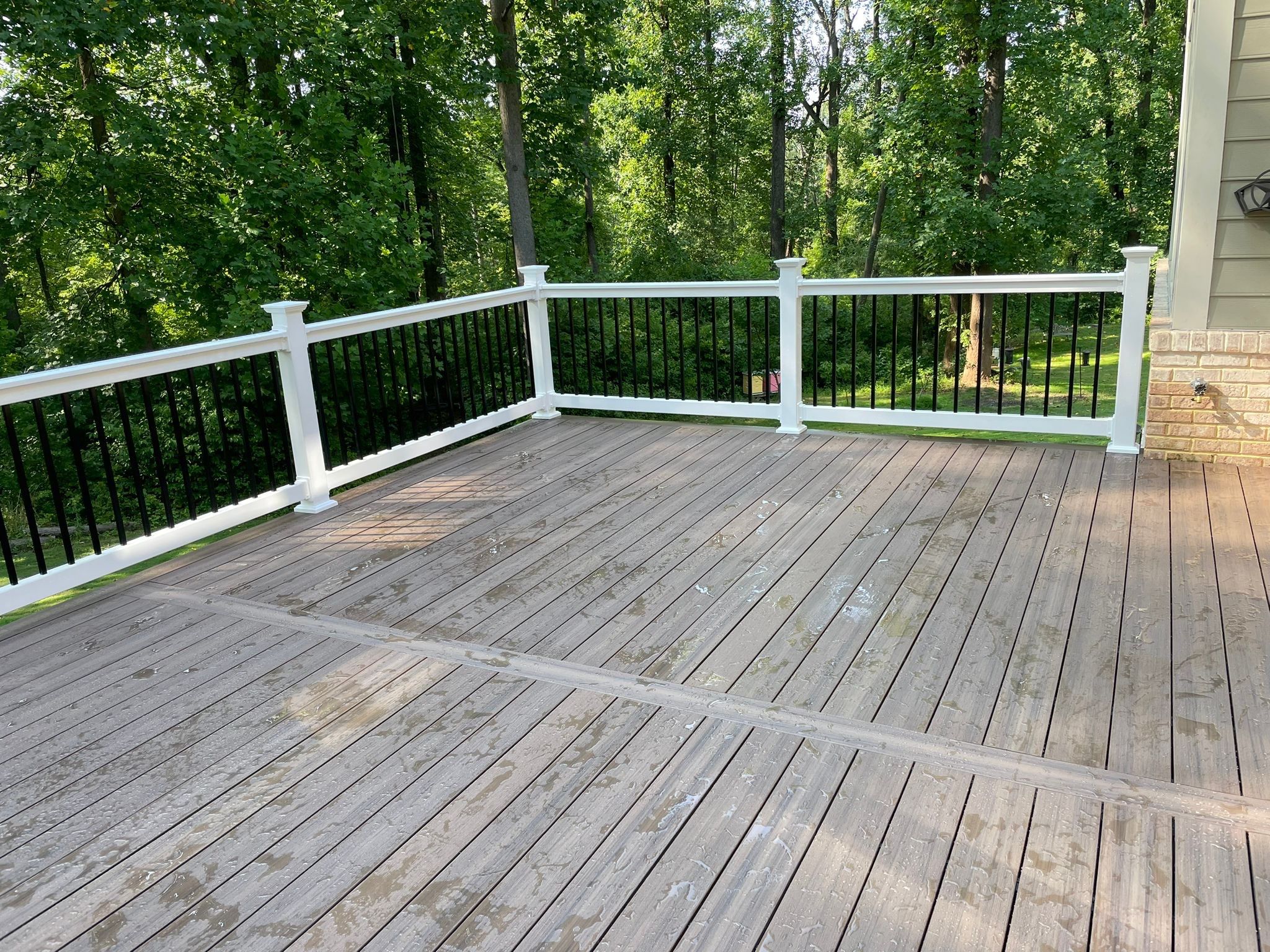 Deck Resurface using Deckorators Voyage - Color Khaya by deck guardian