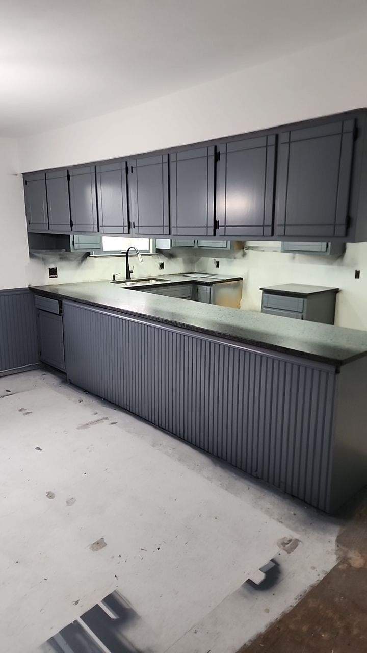 High End Kitchen Cabinet Painting by Ryan Amato Painting LLC and Lehigh Valley Epoxy