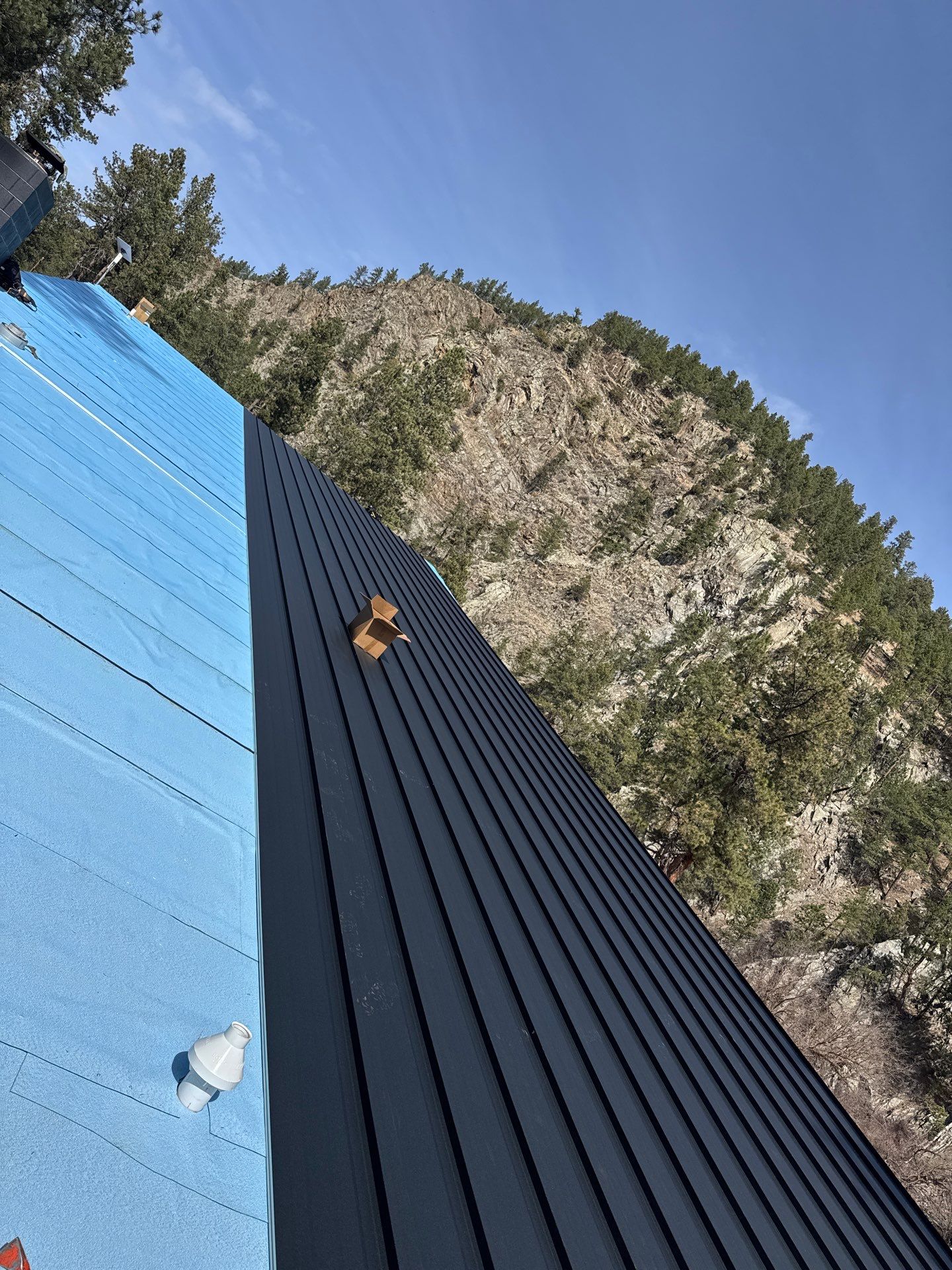 Residential Roofing Installation using Steel Roofing by Weather-Tite Exteriors LLC