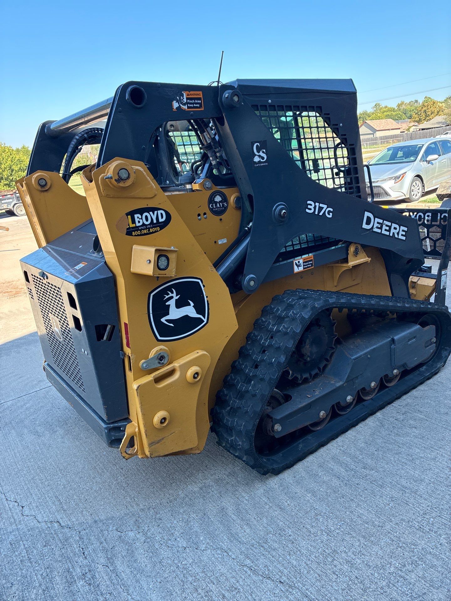 Landscape and concrete work by Clays Services Inc