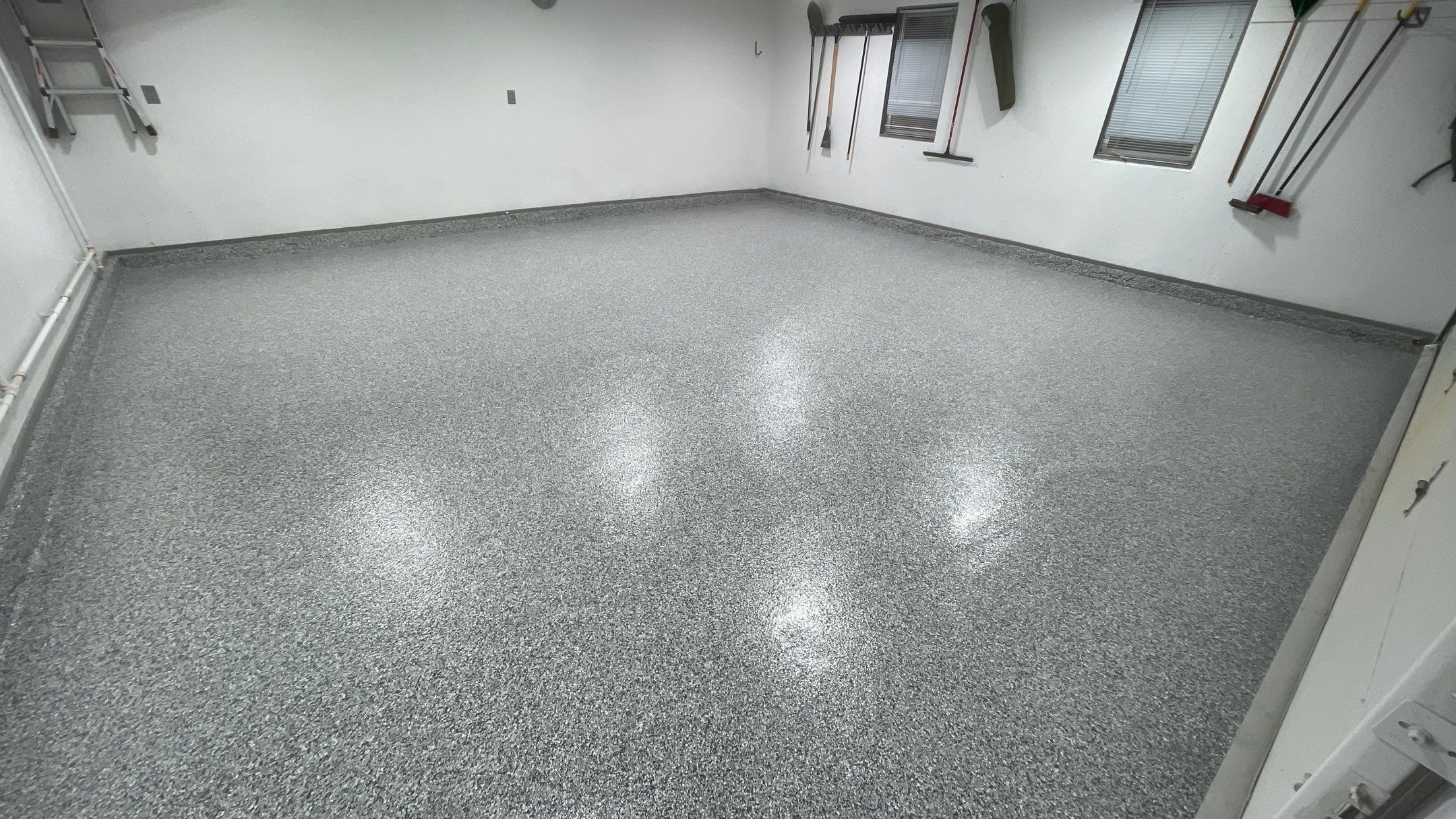 Total Garage Transformation! by Revival Concrete Coatings, LLC