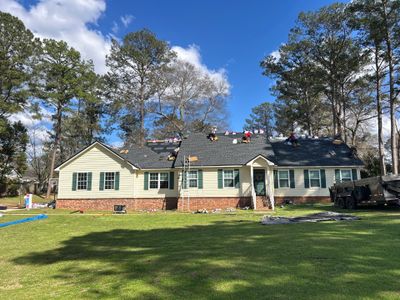 Residential Roof Replacement using GAF HDZ - Charcoal shingles