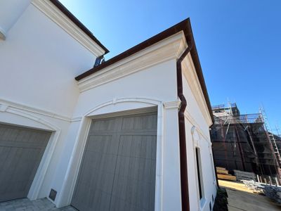Gutter Installation using Half Round Seamless Gutters in Tampa FL