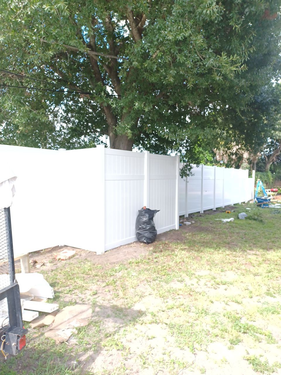 Bradenton, FL 6+2 White Vinyl Privacy Fence  by Asap fence and gates, LLC