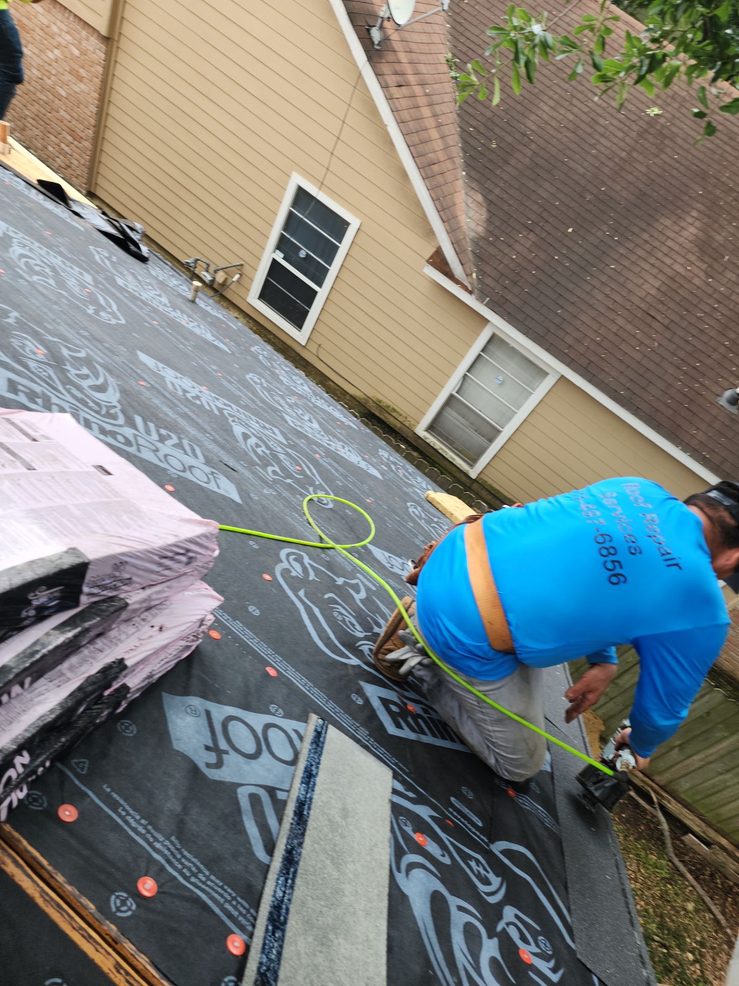 Residential Roofing Repair using Owen's Corning Duration (Lifetime) Shingles by Roof Repair Company