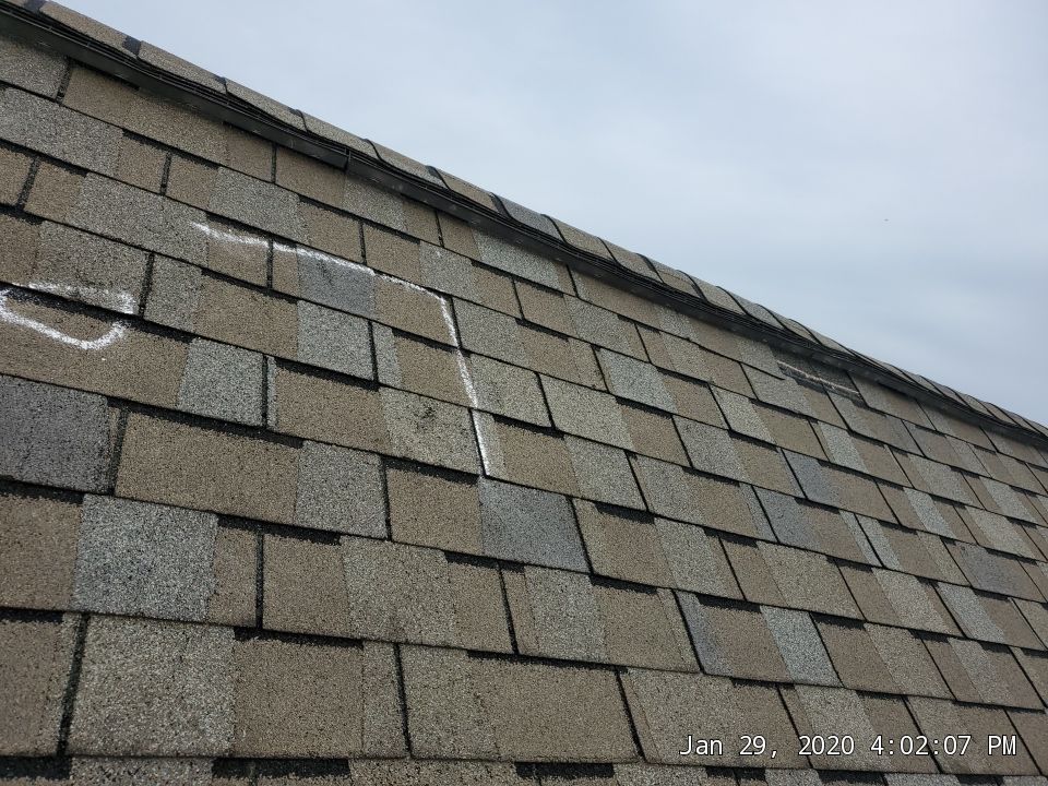 Roof replacement in Church by hail and wind damage by Just Brilliant Restoration JBR