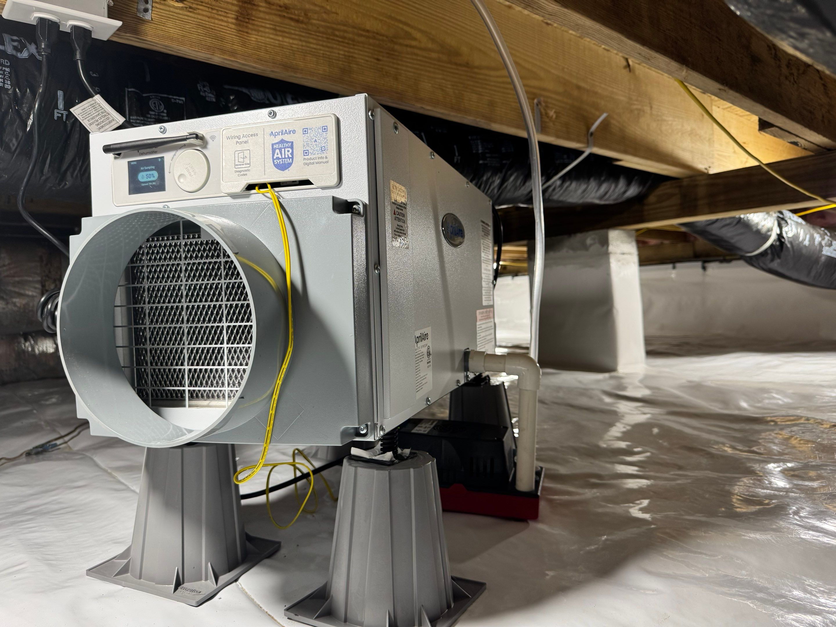 Project in Ivor by Patriot Crawl Space Repairs