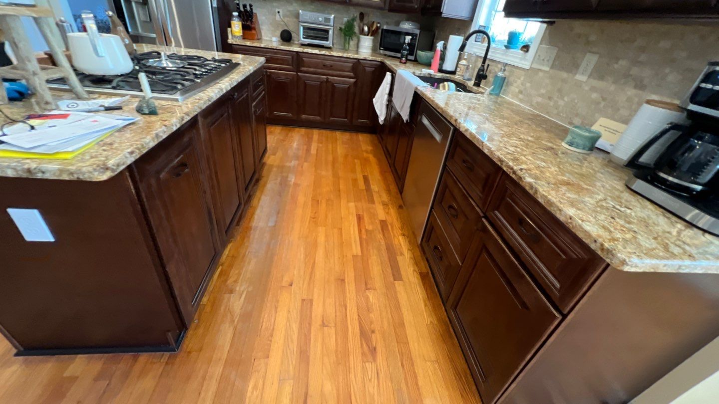 Hardwood Renewal  using Finish Em by Monster Clean