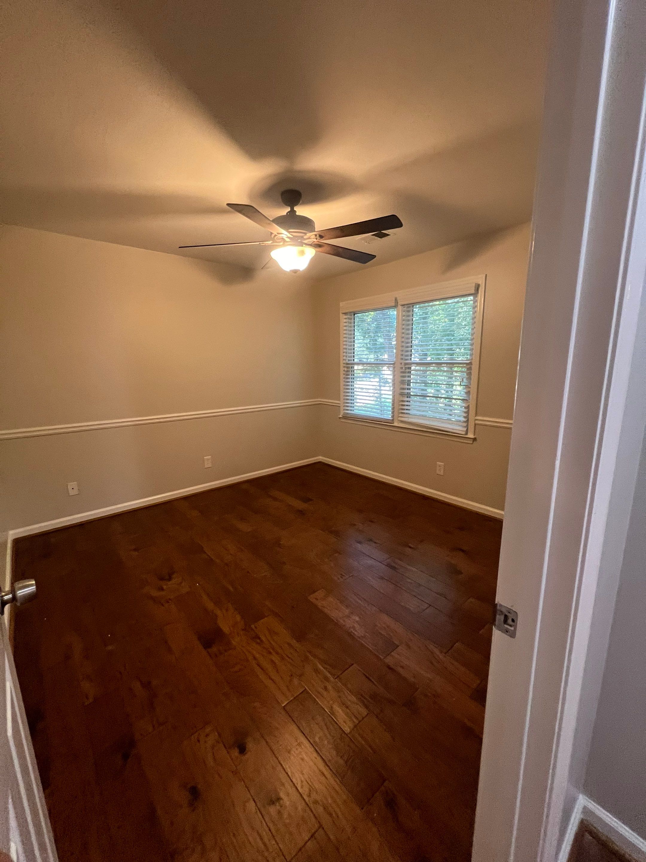Dark Hardwood Floor Installation and Interior Painting in Marietta by Swift Home Renovations