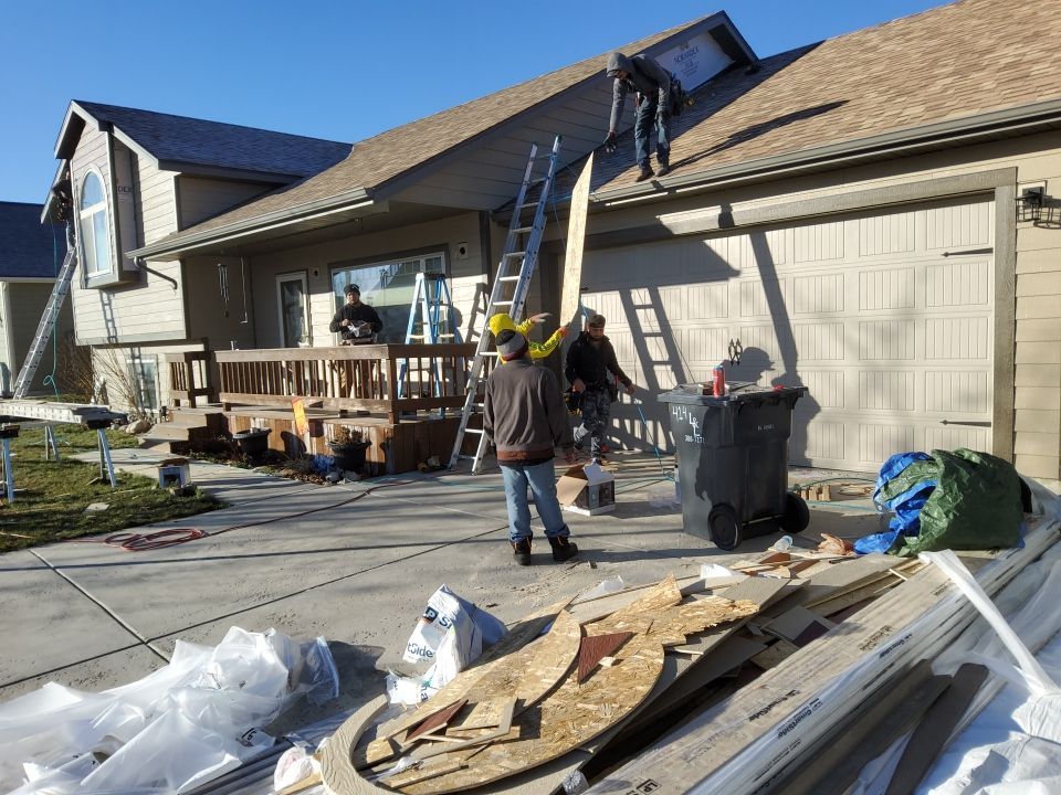 Residential Roofing Installation using LP Smart Siding in Bozeman, Montana by swagg construction