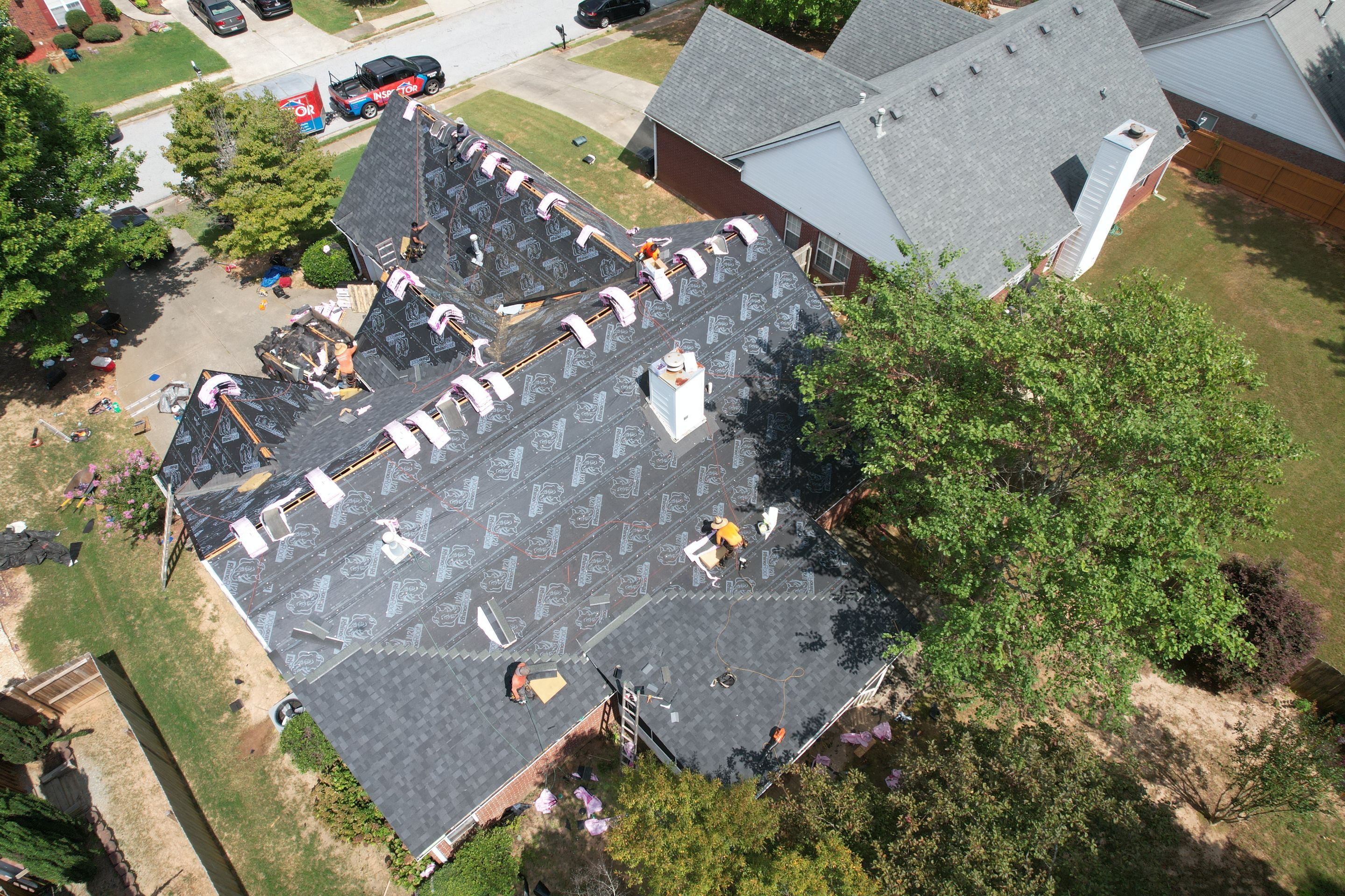 Residential Roof Replacement using Owens Corning Onyx Black by Inspector Roofing and Restoration