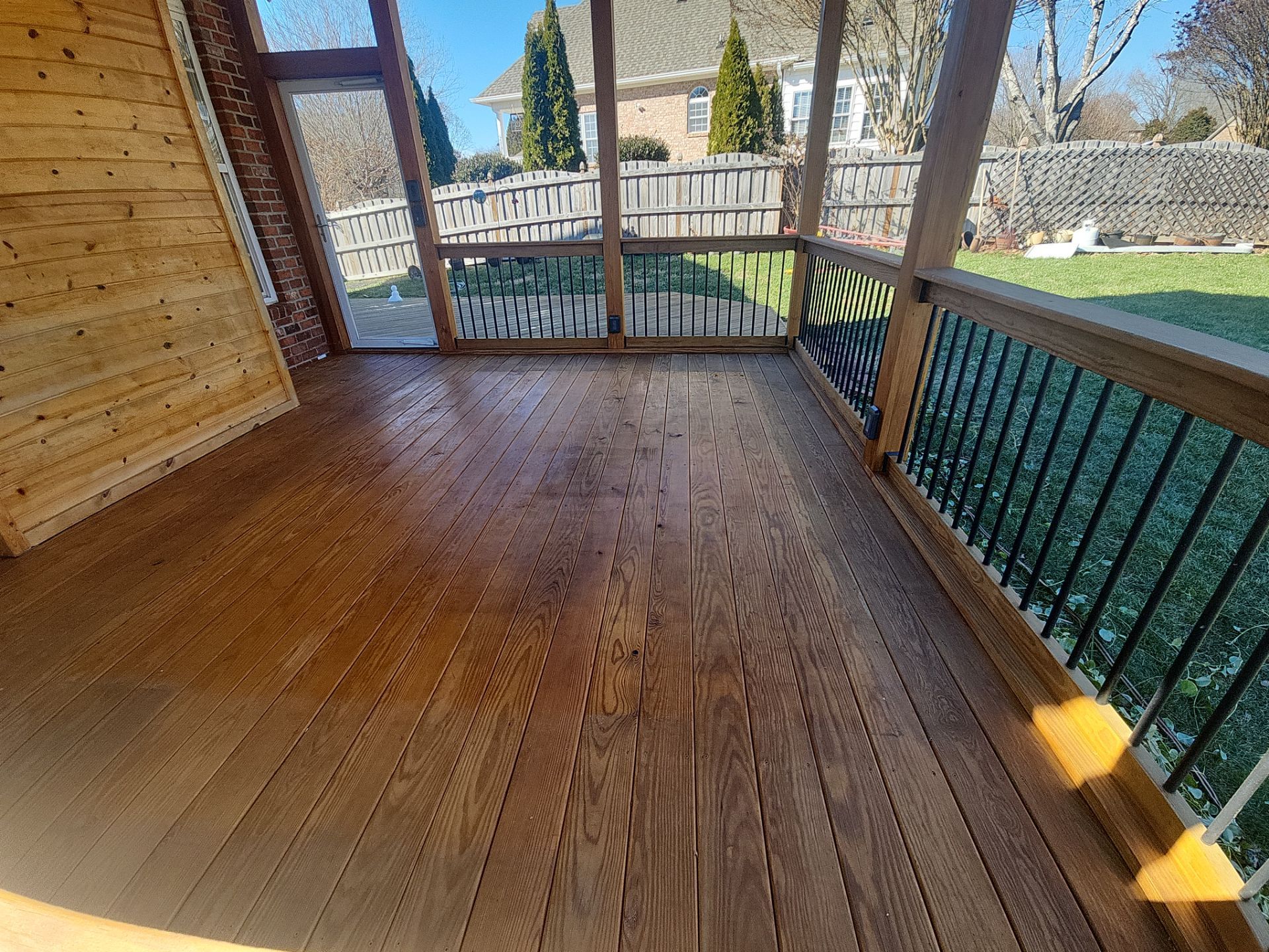 Coated Deck using Wood Sealant by DuraSeal