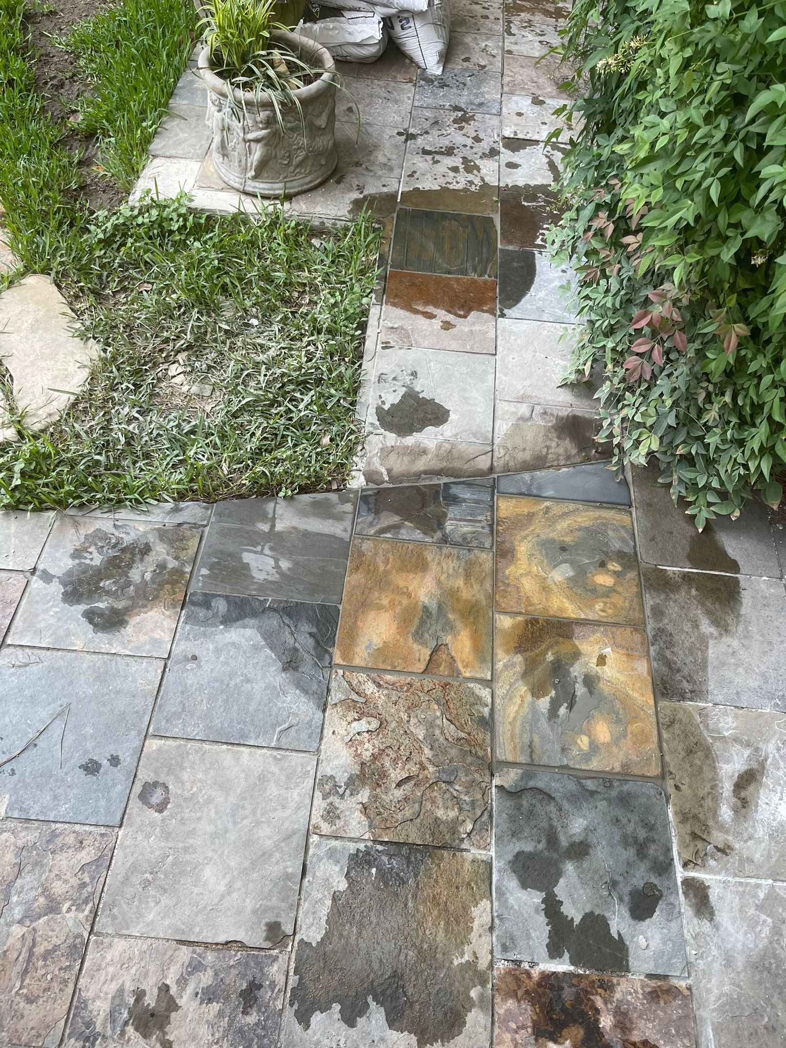 🌿 Project Spotlight: Patio Stone Repair for Linda Pradier by Texas Urban Elements