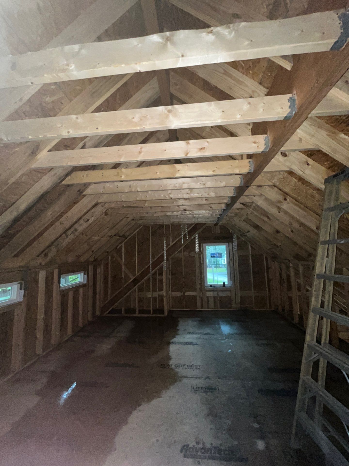Mold remediation for custom home addition by EAS Environmental, LLC.