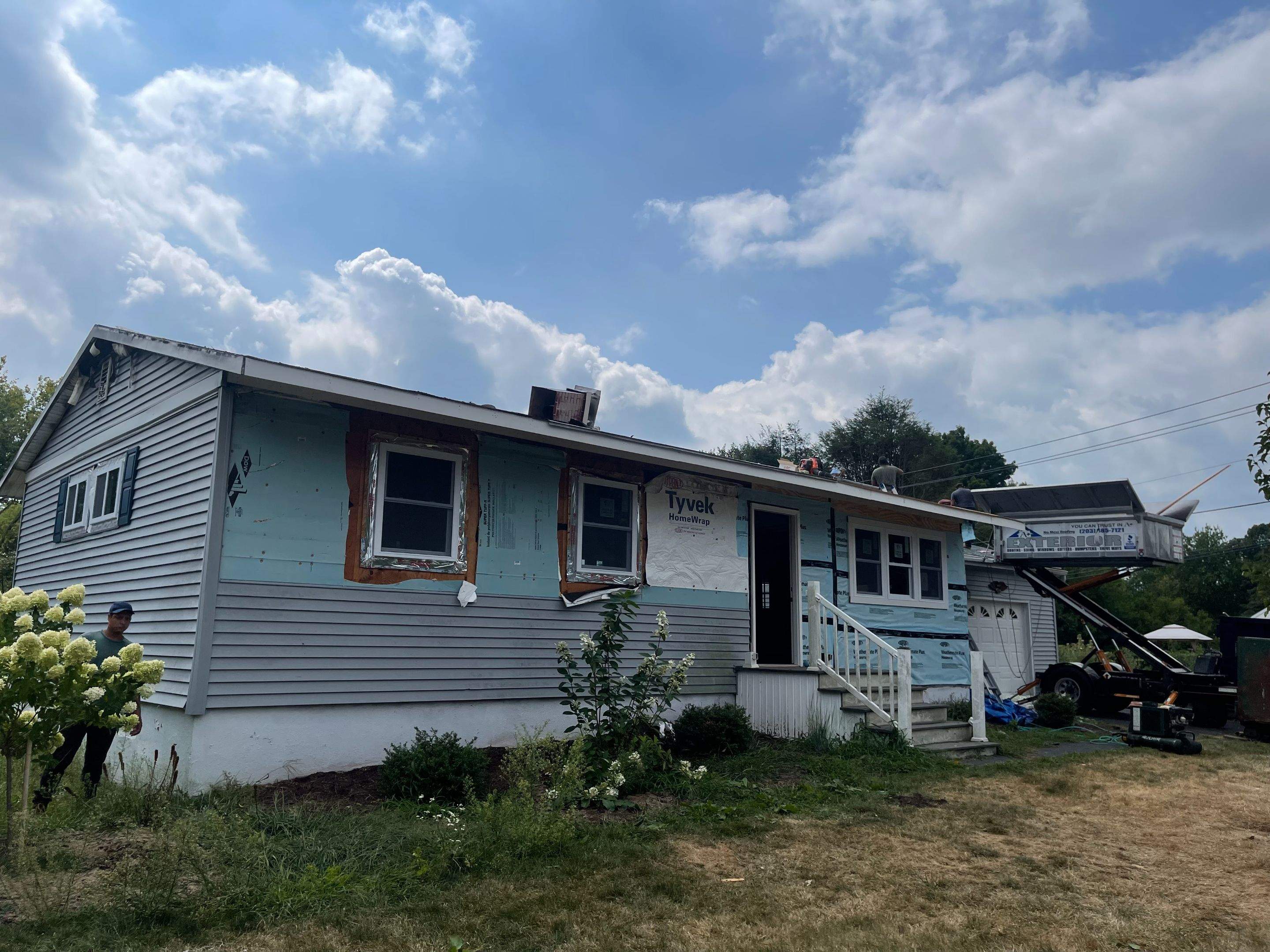 Fire Damage using Certainteed Mainsteet D4 and Owens corning quarry gray by A Plus Exterior