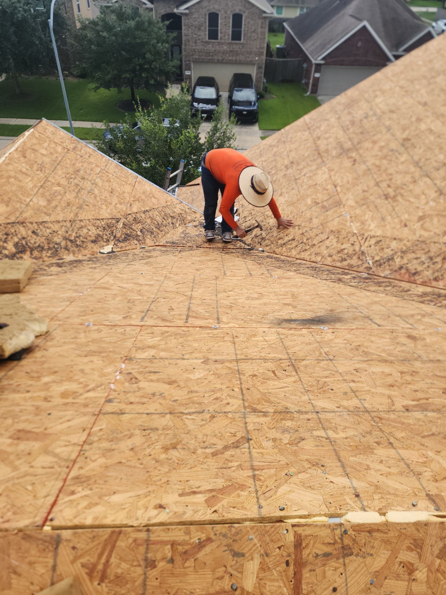 Residential Roofing Installation using Owen's Corning Duration (Lifetime) Shingles by Roof Repair Company