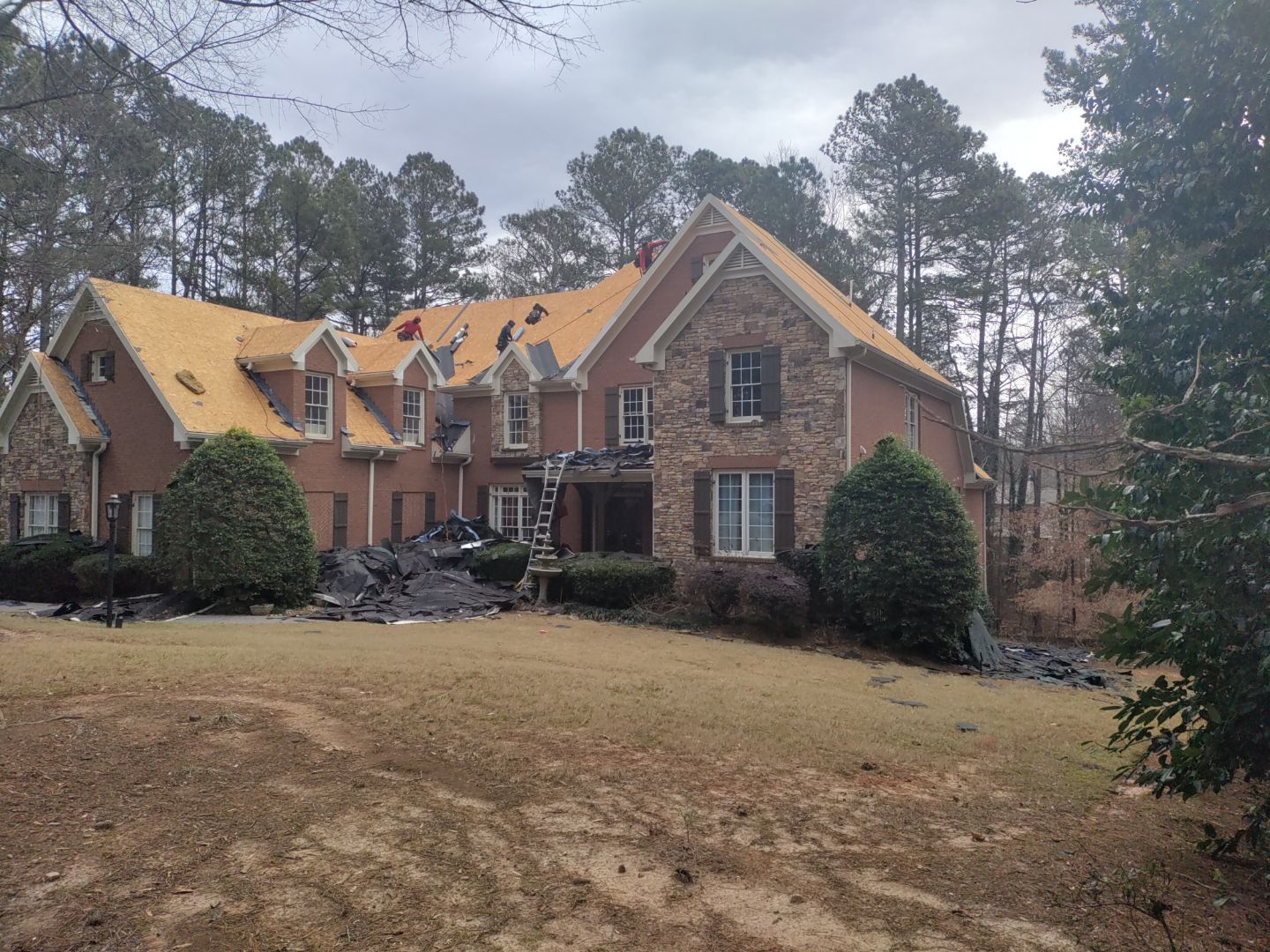 Residential Roofing Installation using Owens Corning by Inspector Roofing and Restoration
