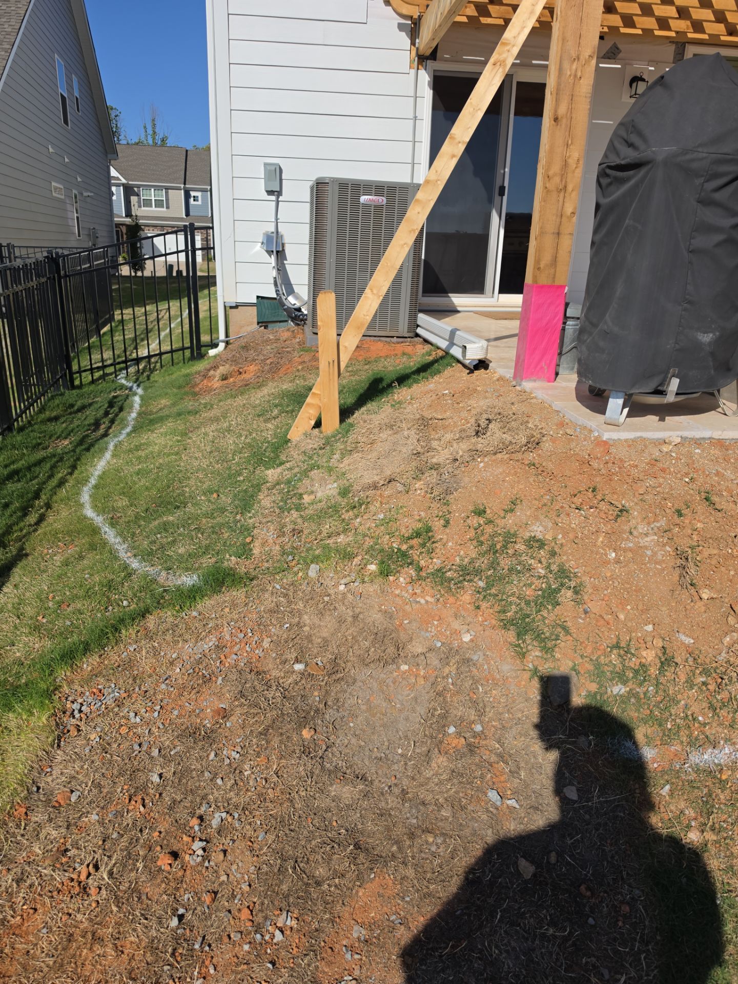 Job site clean up in Fort Mill by Badger Hauling
