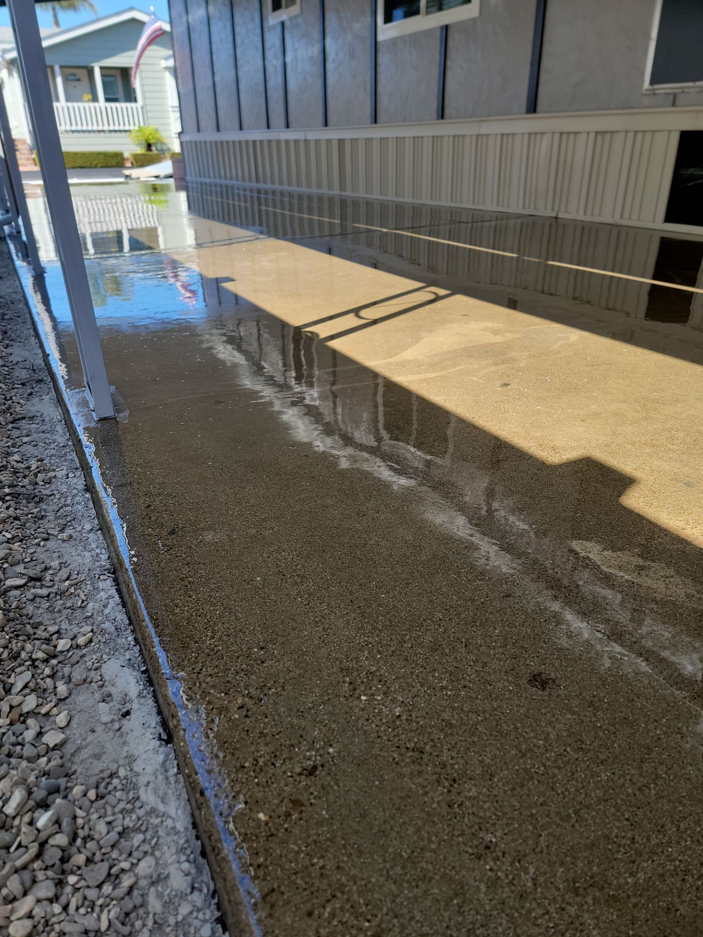 Polyurea Carport and Walkway Concrete Coating in Pismo Beach by MGP Coatings